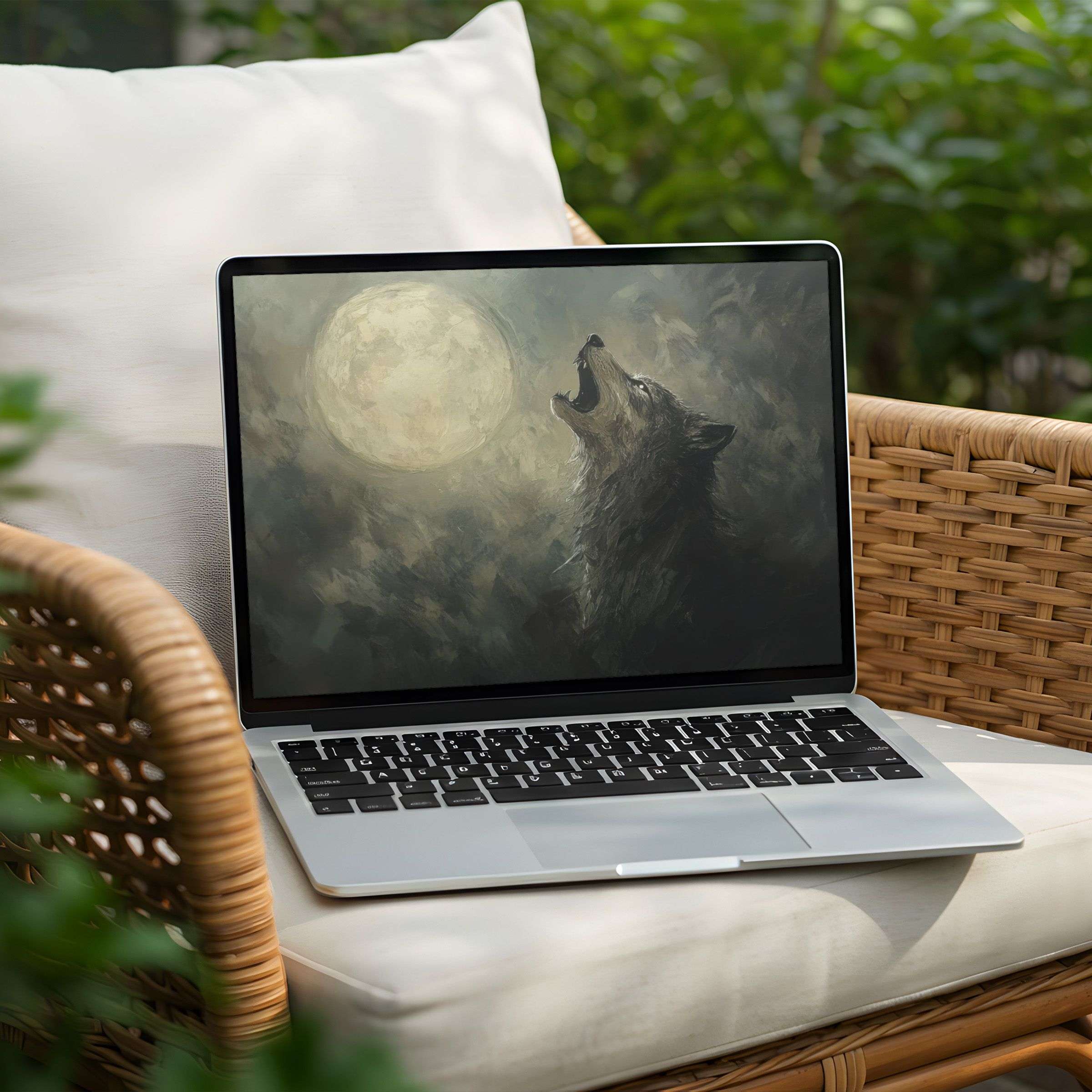 Inspire tranquility with this elegant wolf-themed desktop background for instant download to your PC or laptop enhancing mindfulness