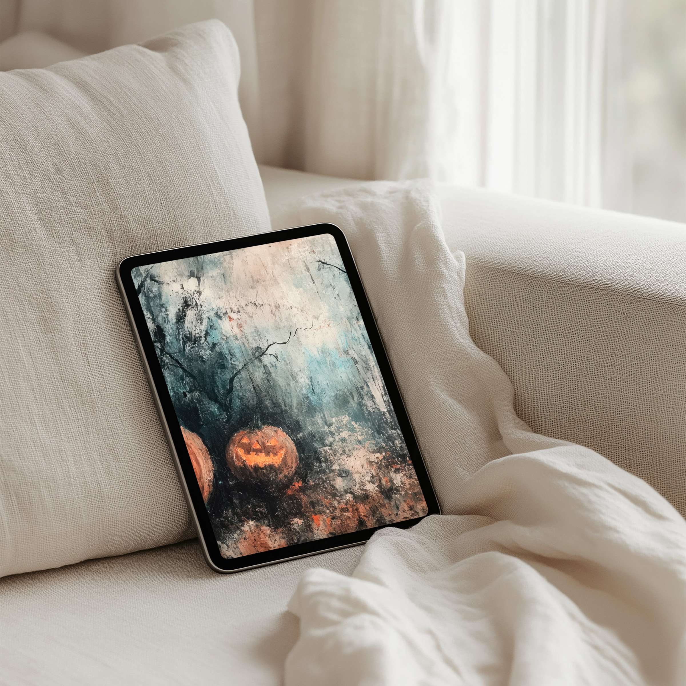 Inspiring iPad background with moody textures for tablets offers elegance and calm as an instant download for mindful decor