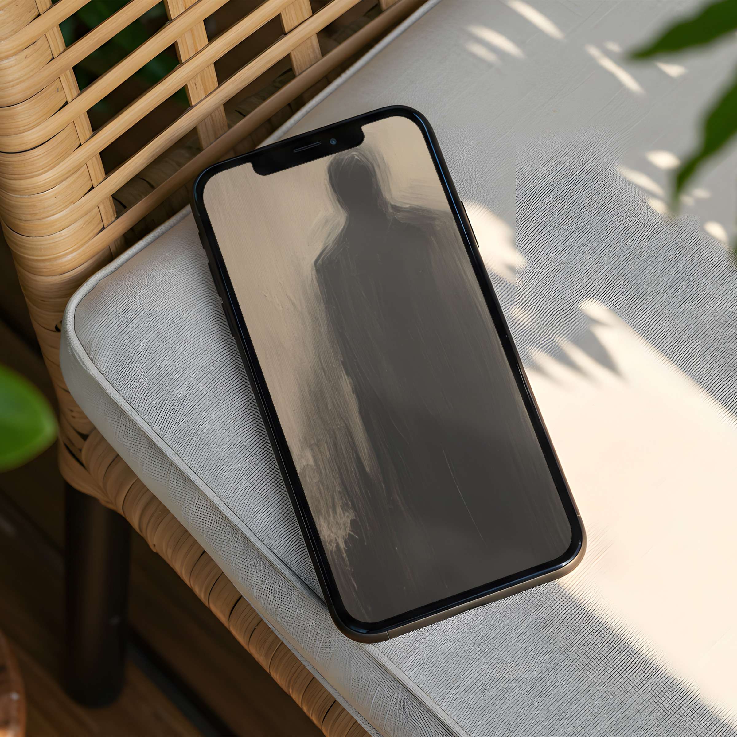 Elegant abstract art iPhone background for instant download evokes calm and inspiration fitting any phone with style and grace