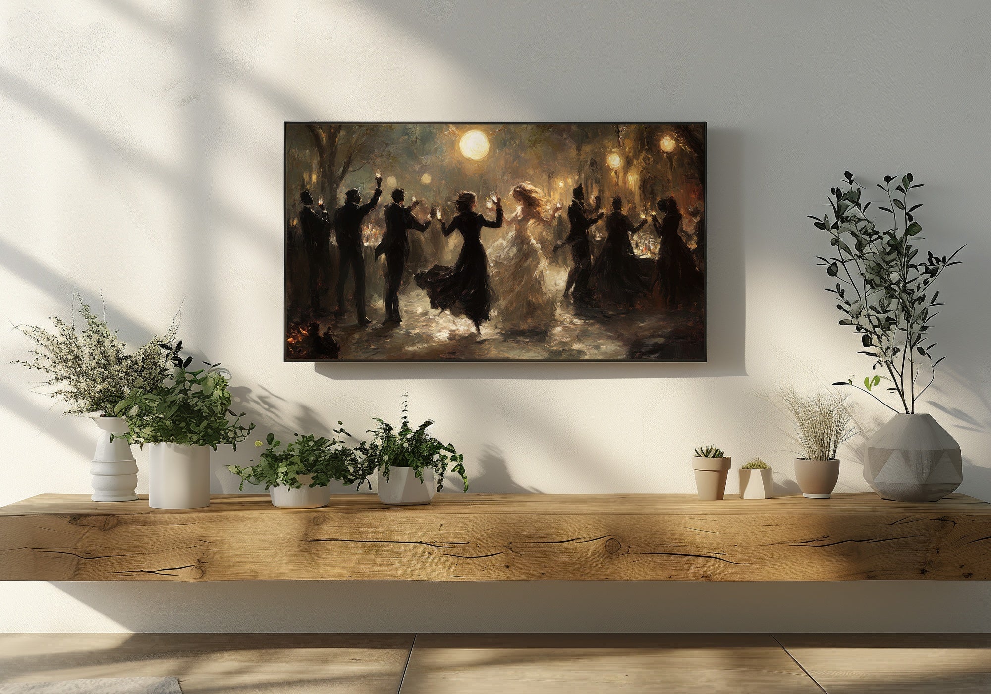 Halloween Frame TV Art Vampire Party