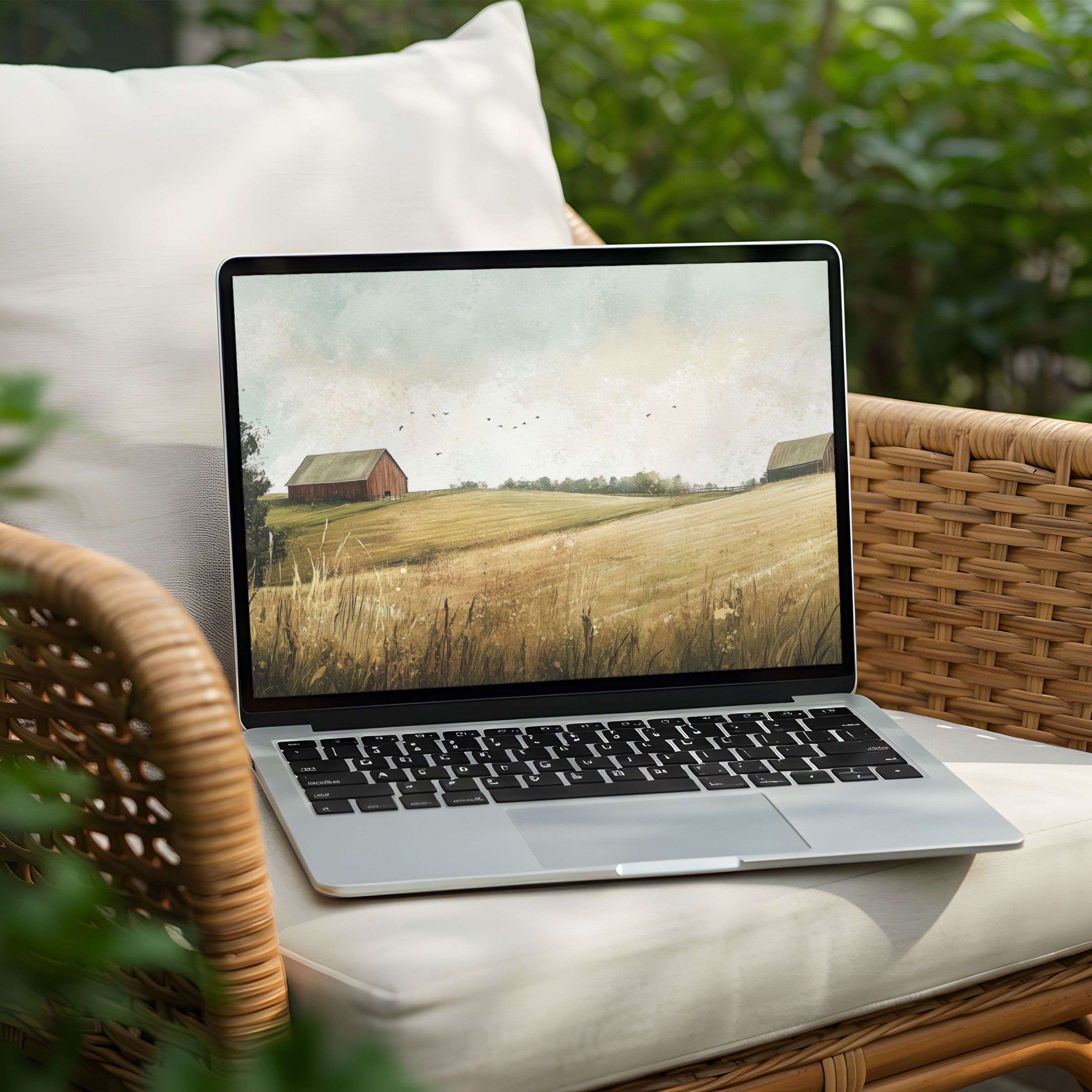 Serene landscape desktop background for PC and Laptop instant download offering calm inspiration and elegant design for professionals