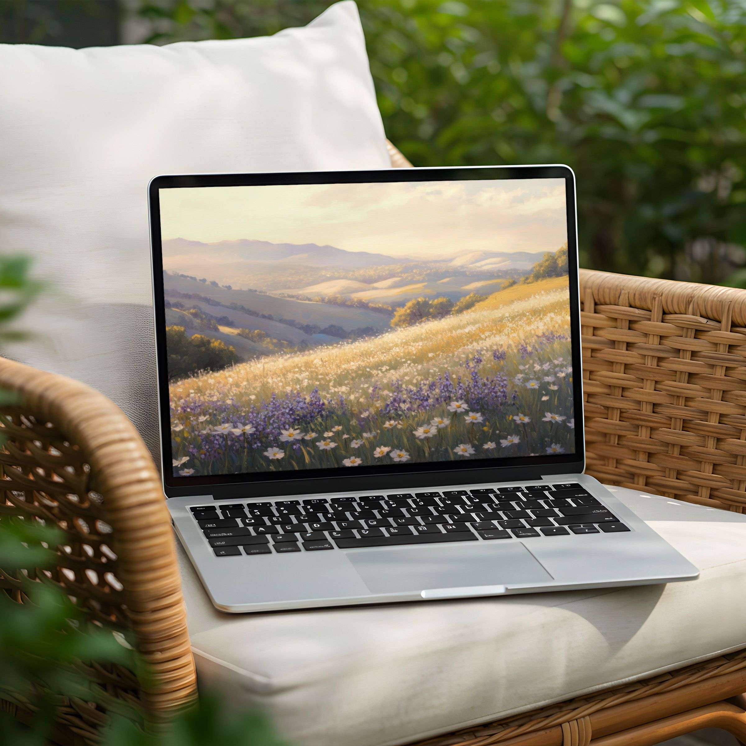 Sunlit fields weave calm and inspiration into this desktop background, perfect for instant download to your PC or Laptop