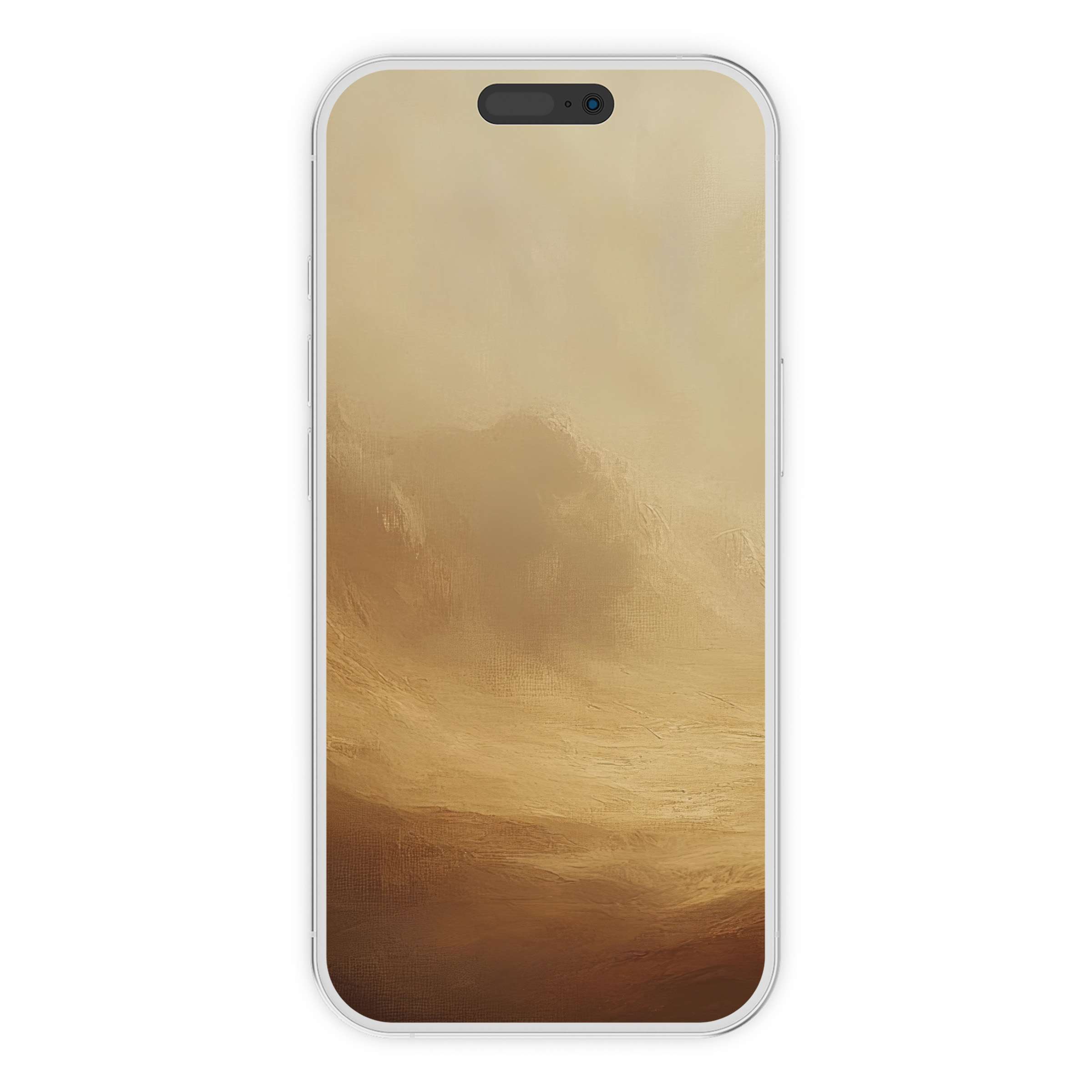 Elegant landscape iPhone wallpaper with warm earthy tones and soft textures, perfect digital download for phone background charm
