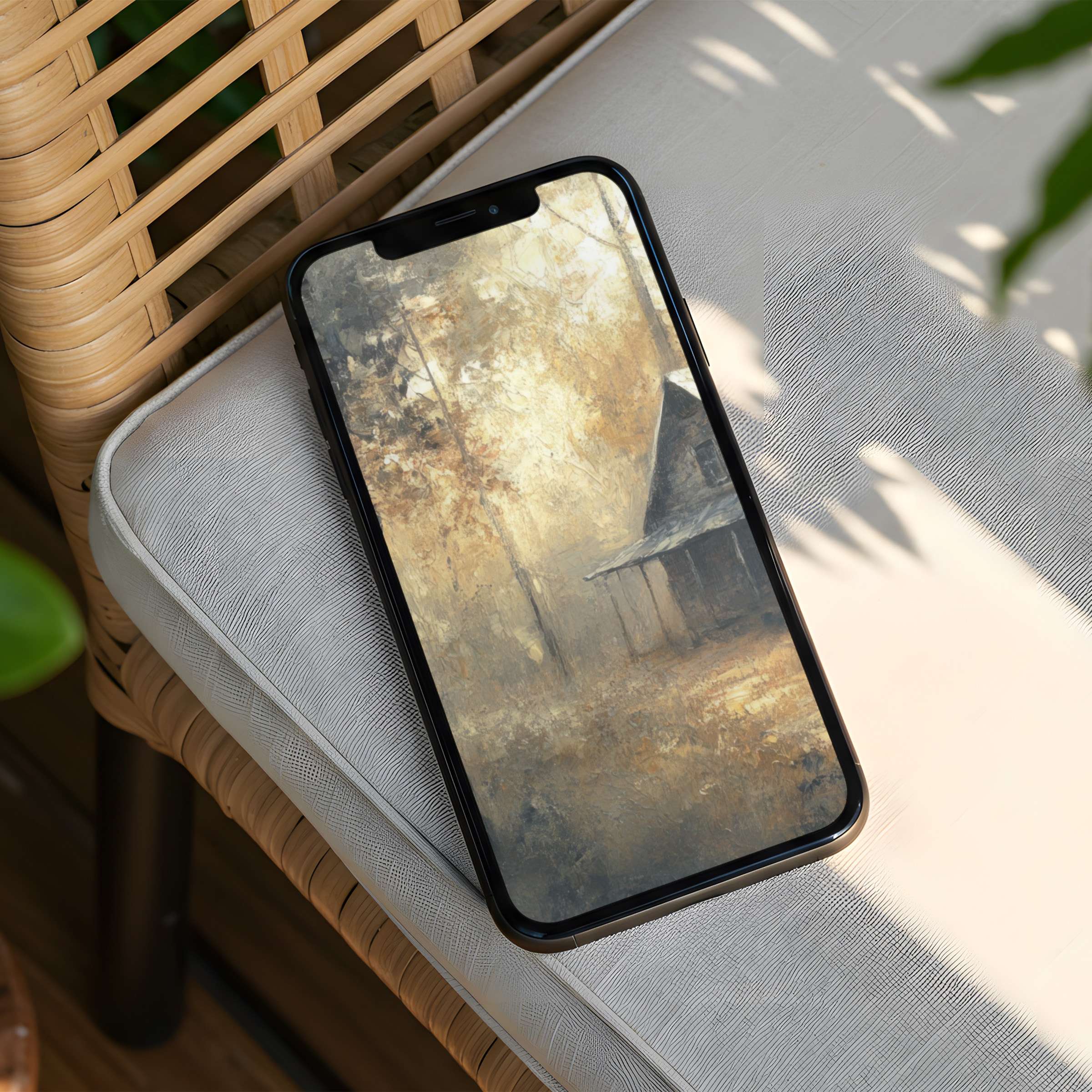 Calm your mind with this serene nature-inspired iPhone background offering instant download for your phone's tranquil elegance
