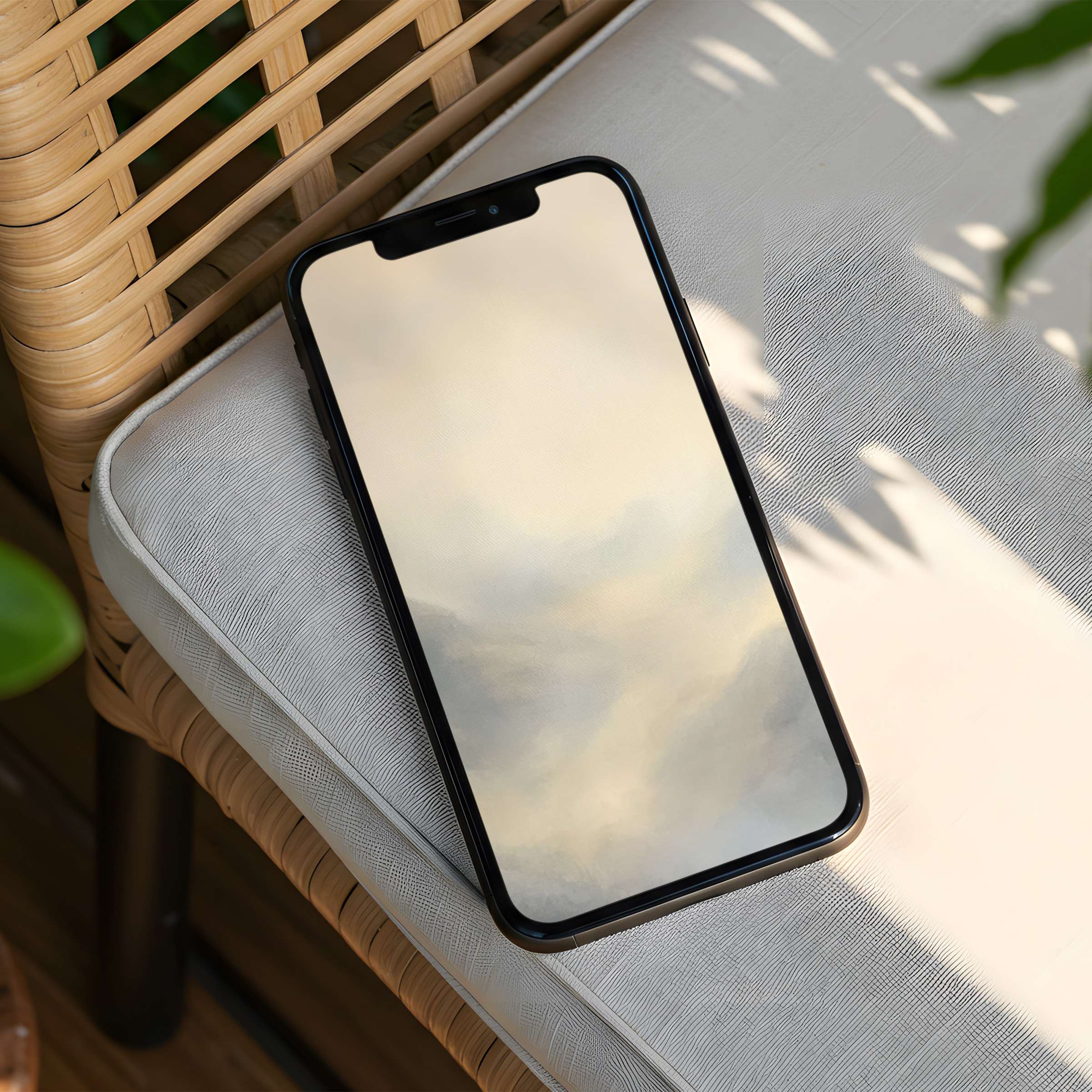 Elegant iPhone background with soft abstract clouds for instant download brings calm inspiration to your phone adding aesthetic value