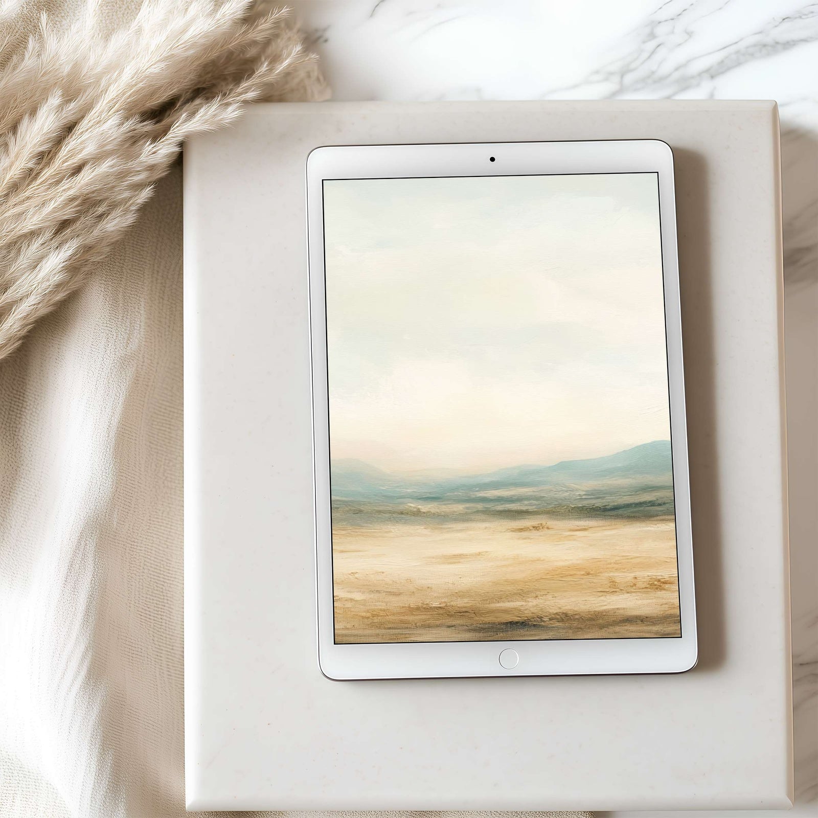 Landscape iPad Wallpaper Layered Desert Impressionism Landscape