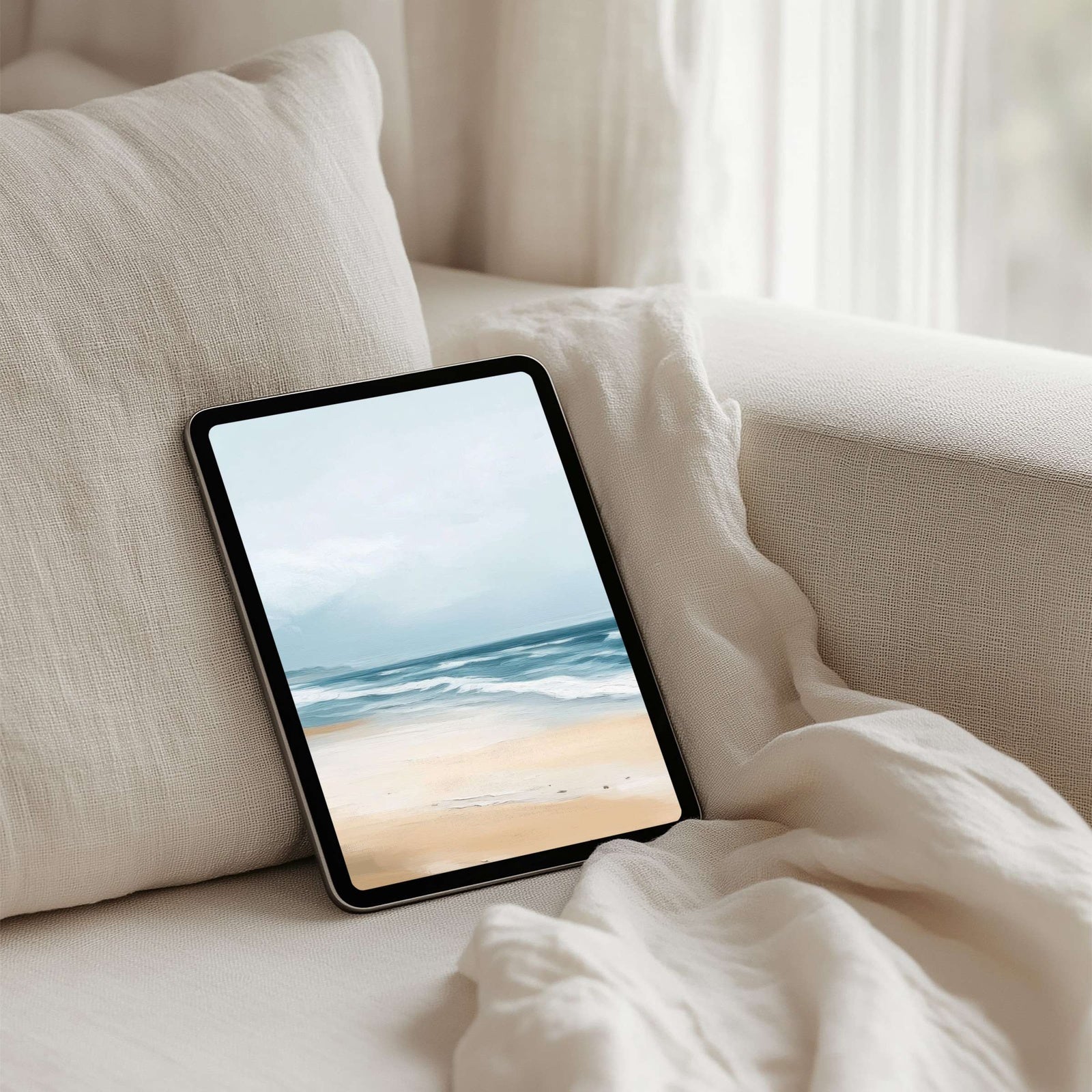 Landscape iPad Wallpaper Palette_Calm_Beachscape_Impression