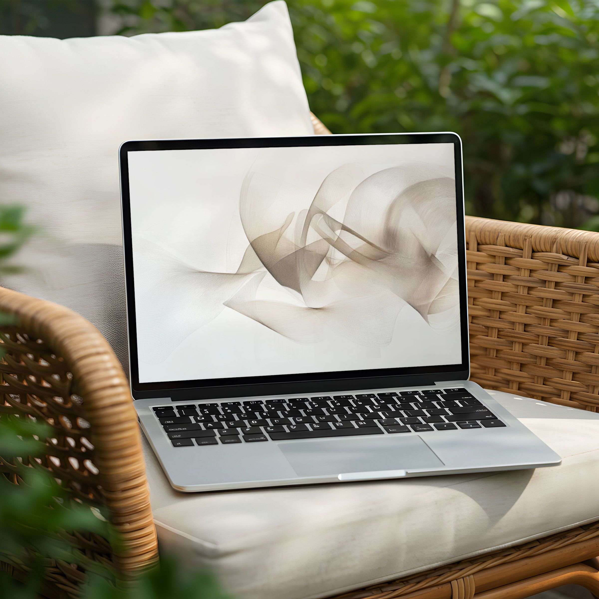 Elegant desktop background art for instant download adds calm inspiration to your PC or Laptop with soothing abstract textures