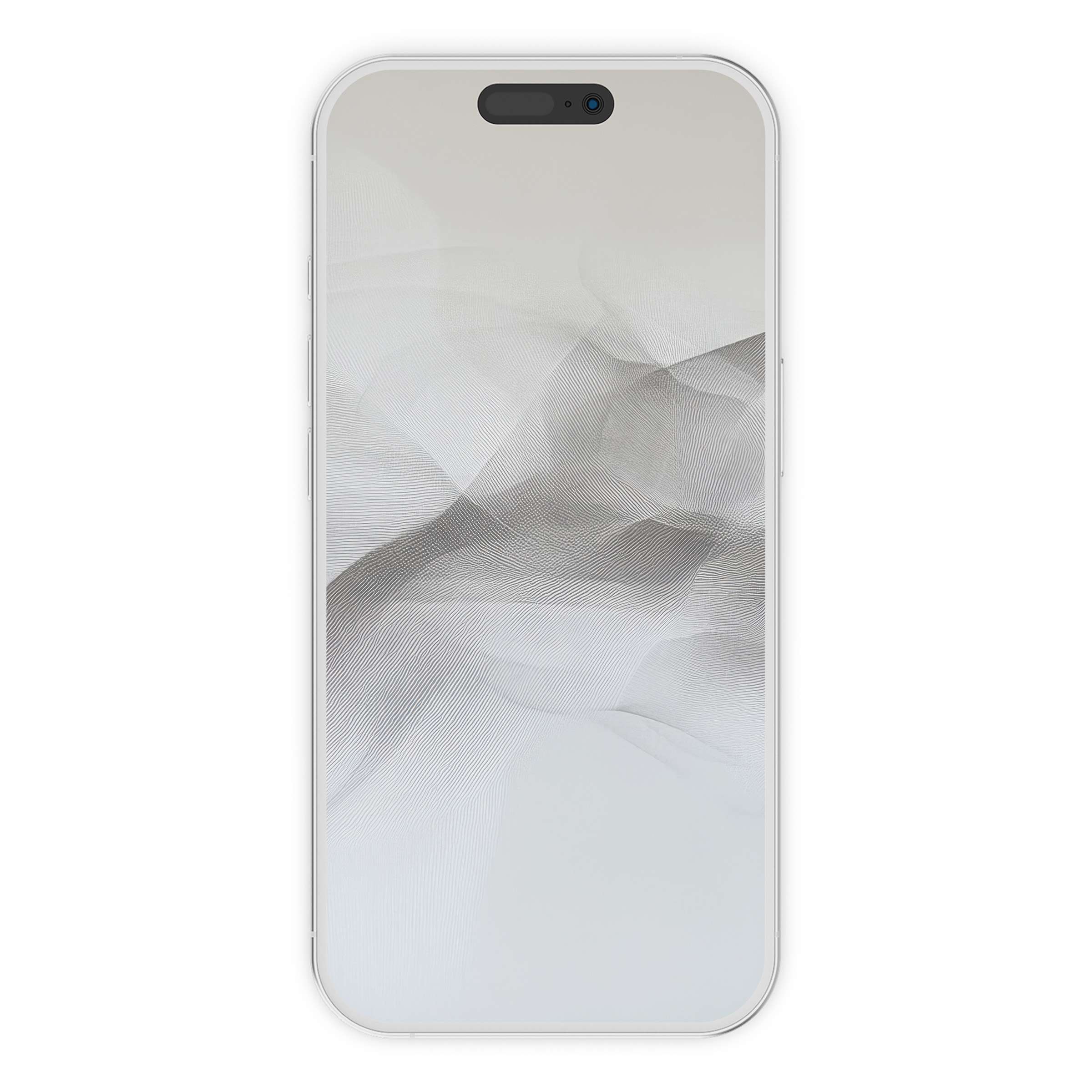 Minimalist iPhone wallpaper featuring soft grayscale abstract lines for an elegant phone background ideal for digital download and calm aesthetics