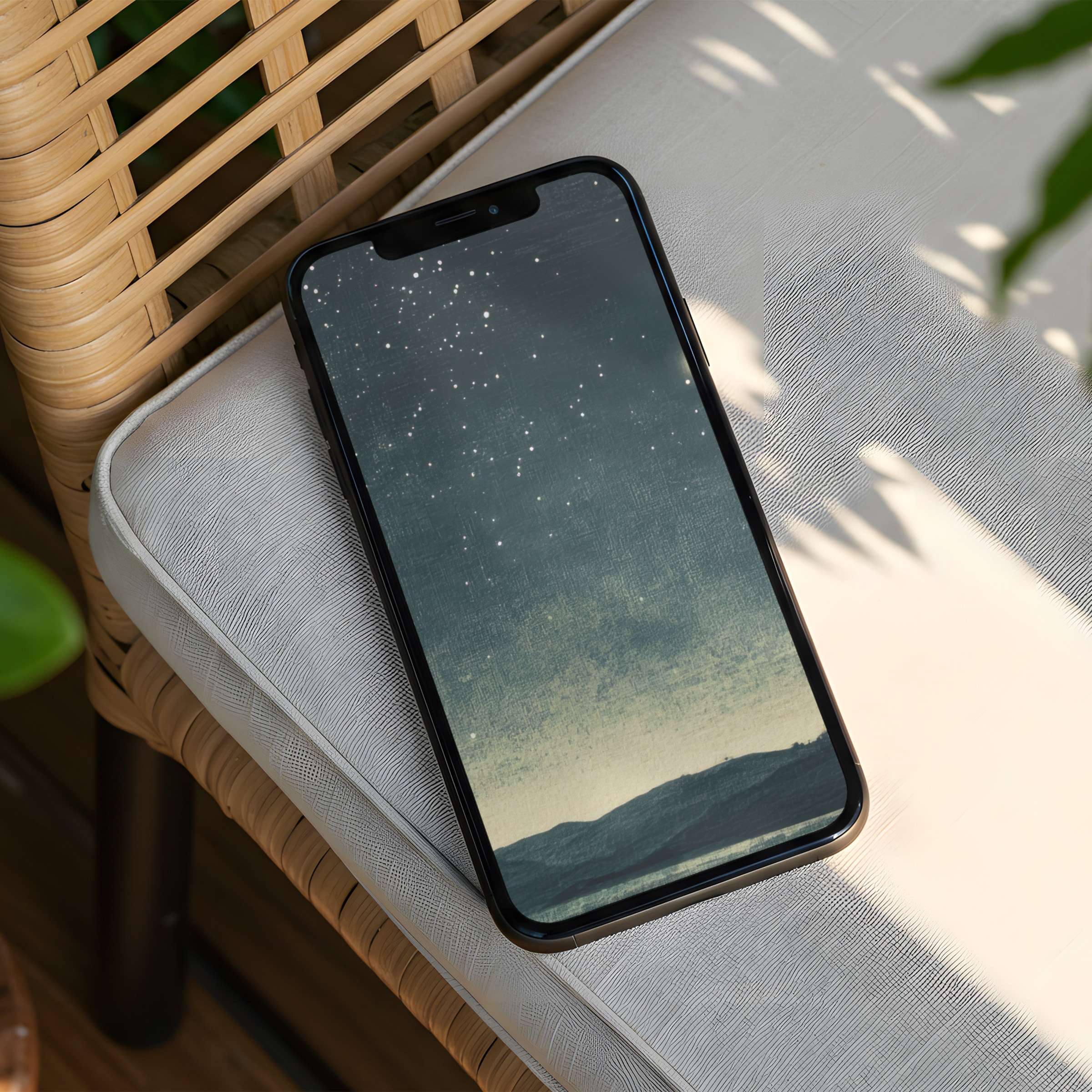 Elegant starry night iPhone background evokes calm and inspiration perfect for phone users seeking instant download with style