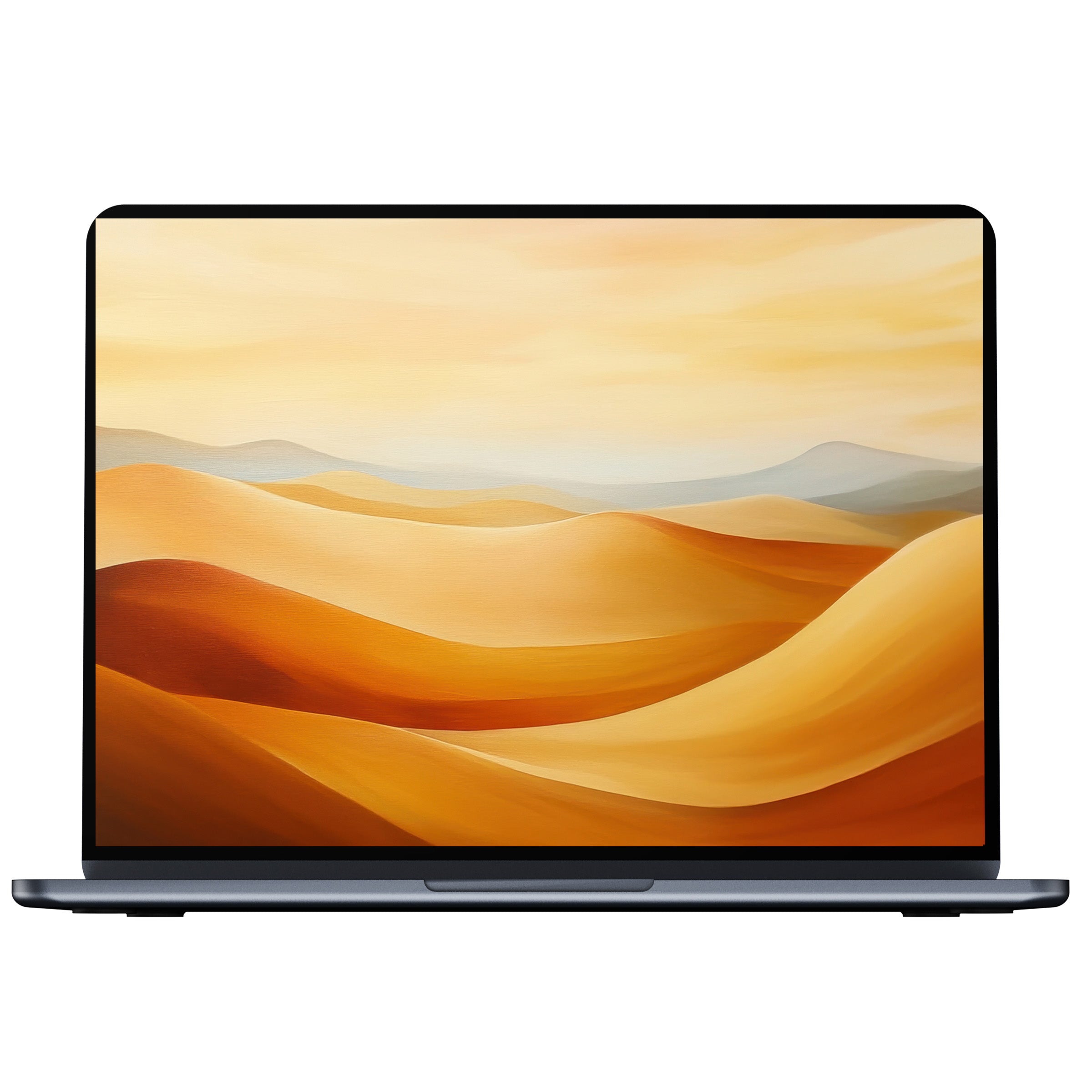 Elegant modern desktop wallpaper featuring serene golden dunes for PC and laptop digital download inspiring calm and mindfulness