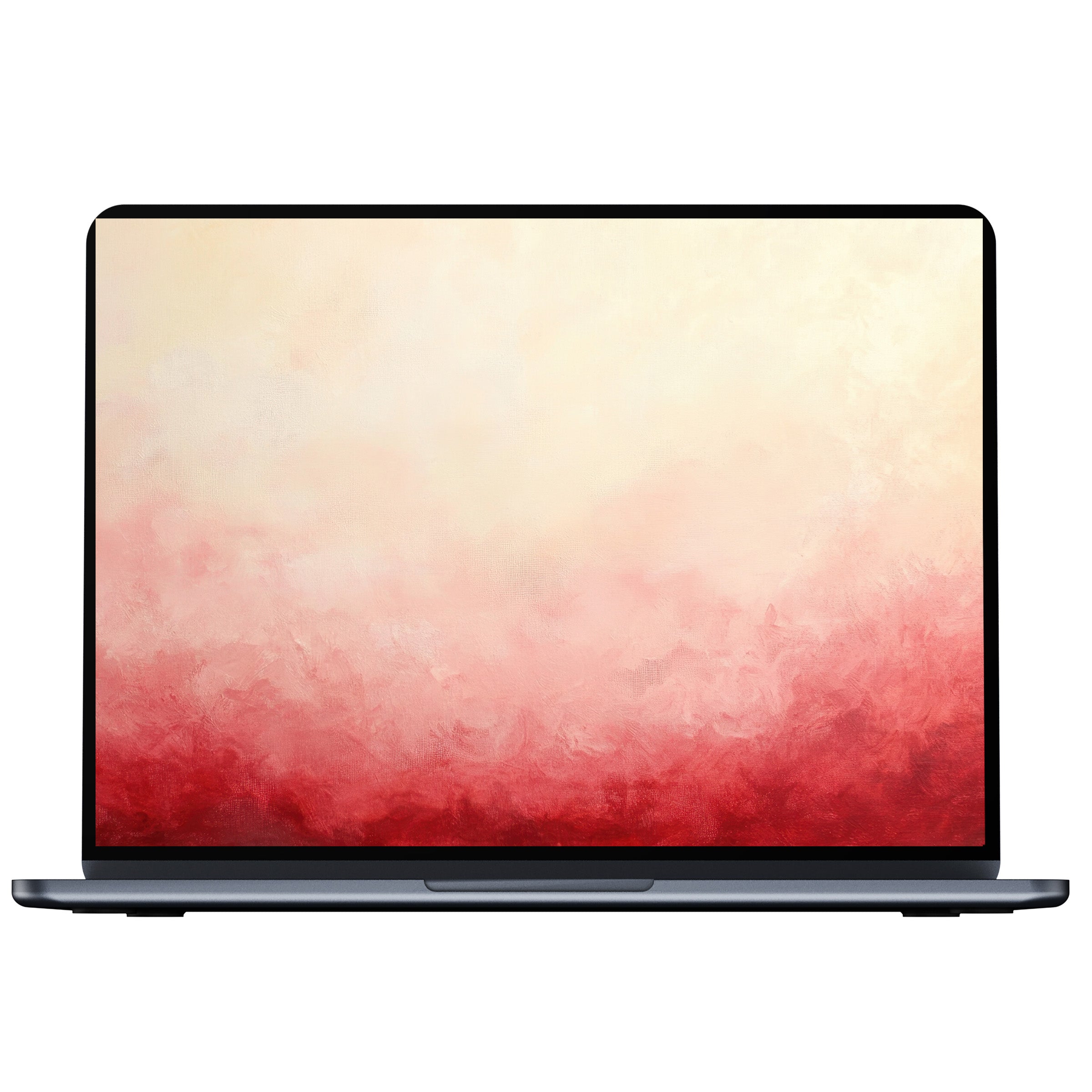 Elegant modern desktop wallpaper with a soothing gradient of blush pink to cream, perfect digital download for PC or laptop use