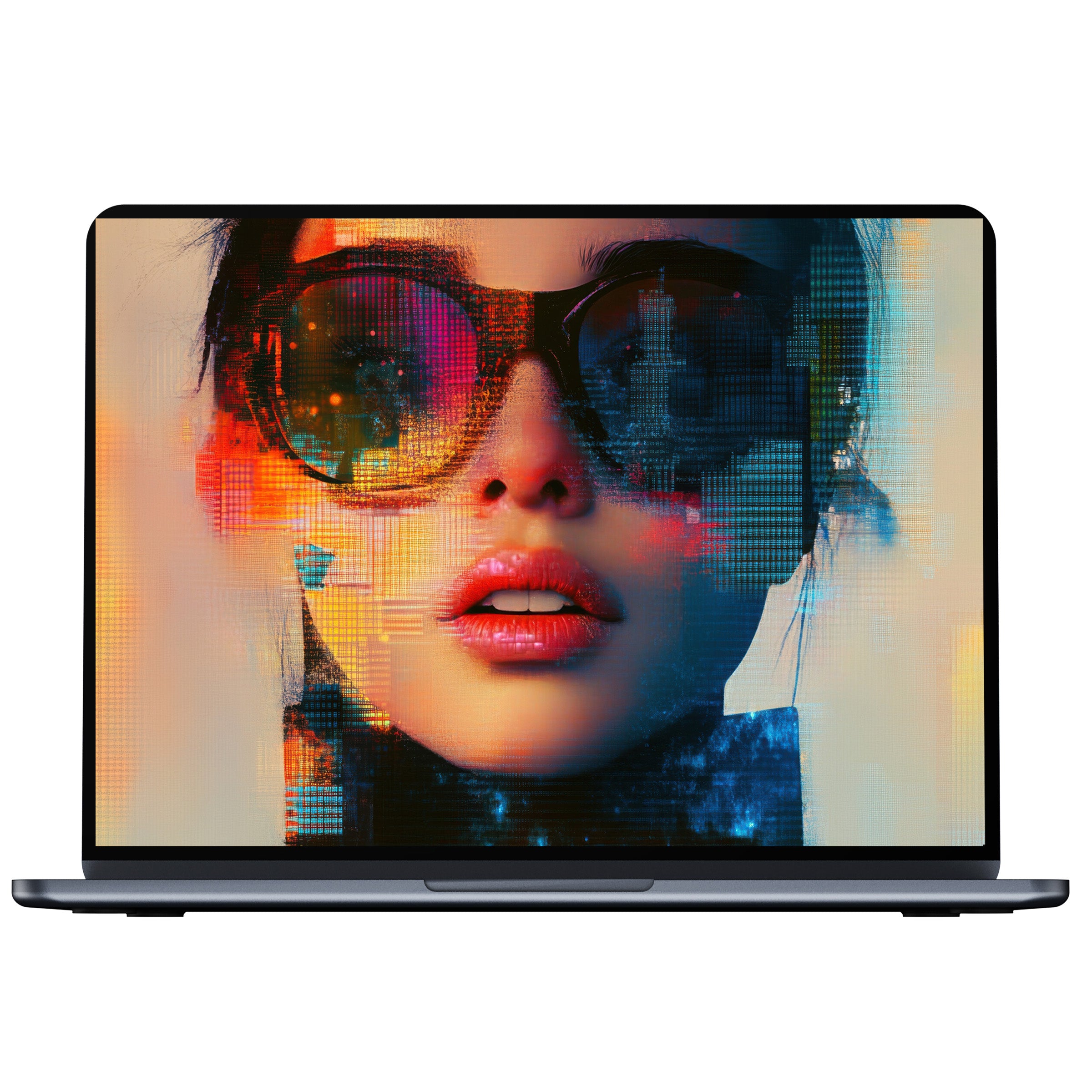 Vibrant modern desktop wallpaper featuring bold digital art style, perfect for PC or laptop, inspiring creative digital download