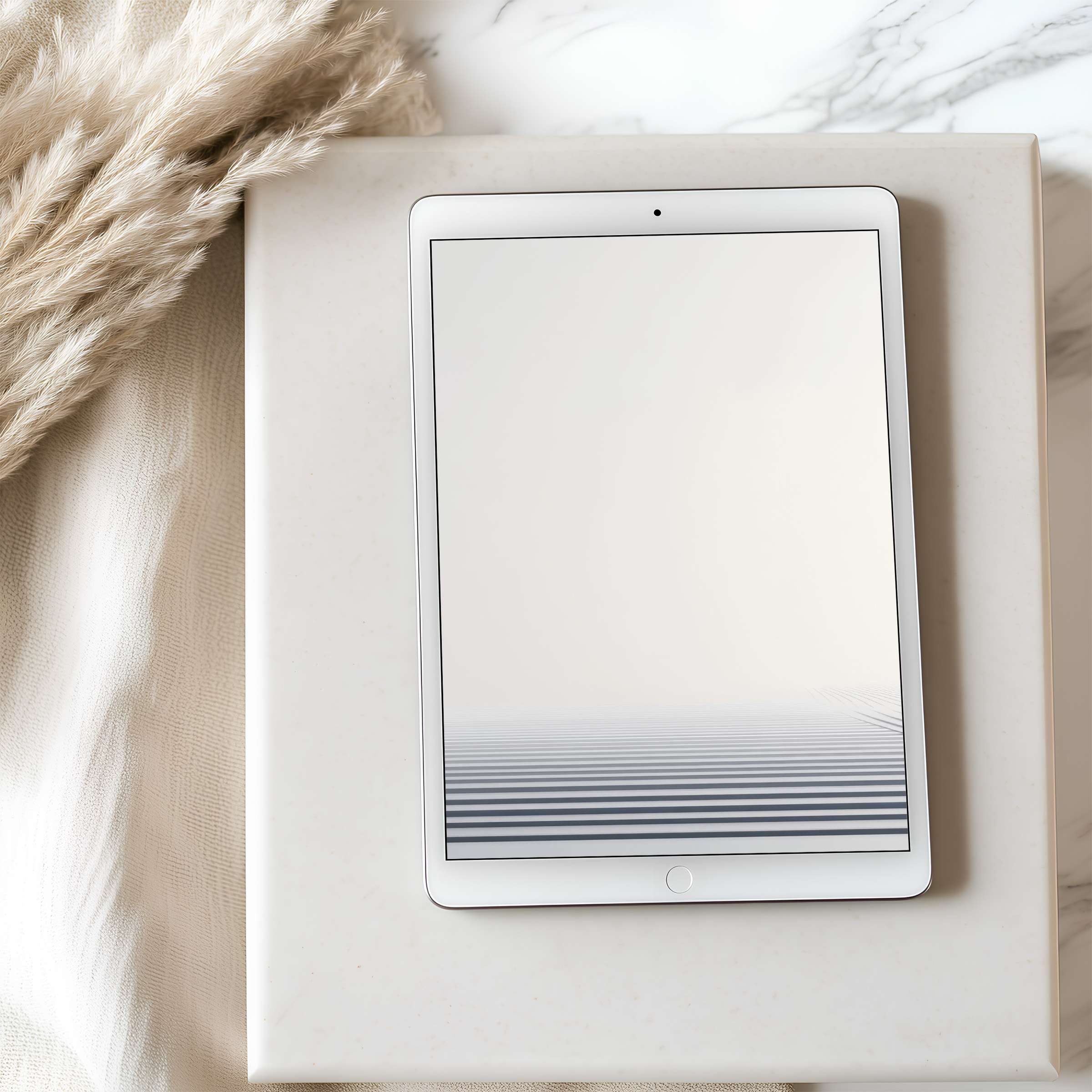 Elegant striped tablet wallpaper offers calm, minimalist design on high-resolution iPad, perfect for curated digital downloads