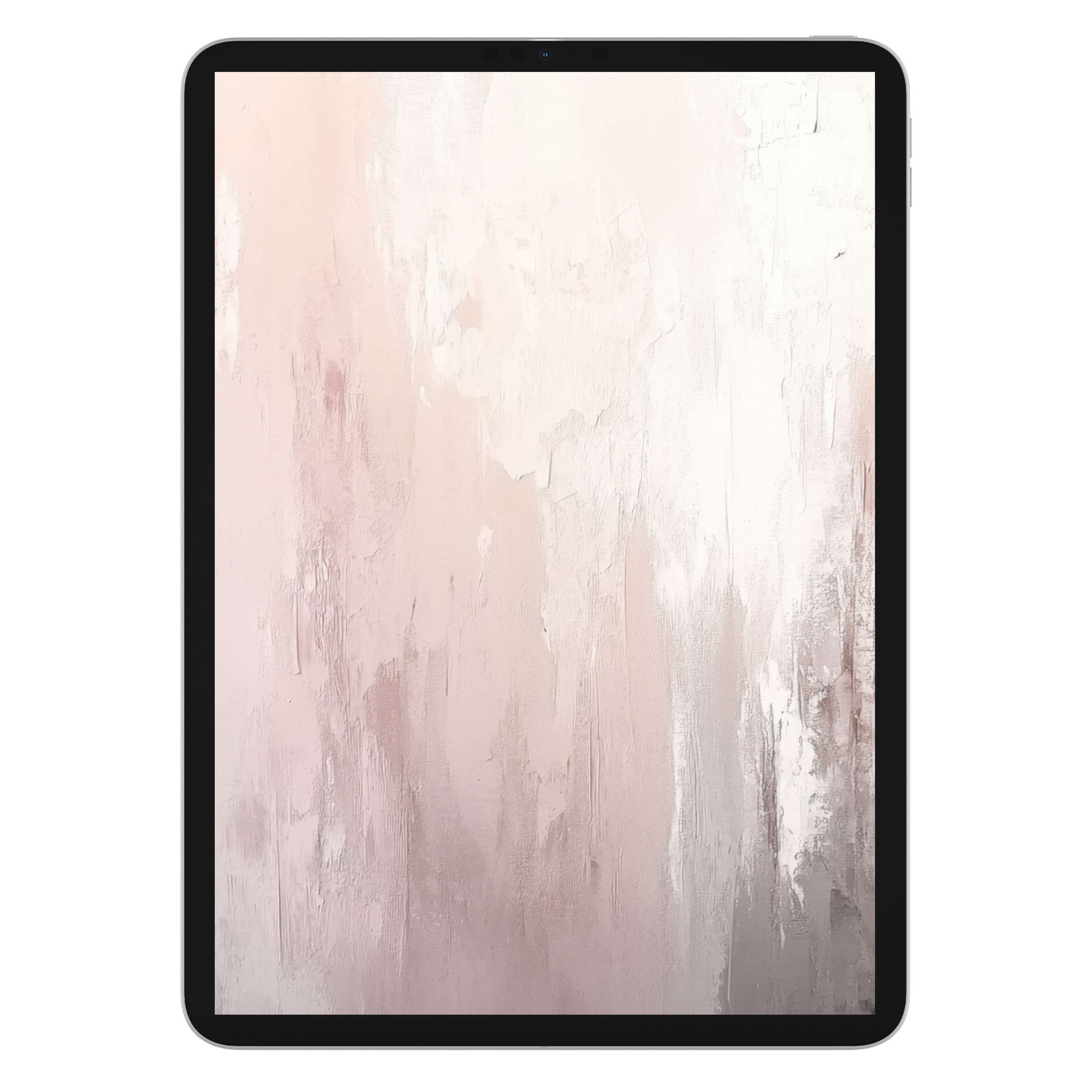 Textured modern iPad wallpaper in soft blush tones offers a calming digital download for any tablet background with serene elegance