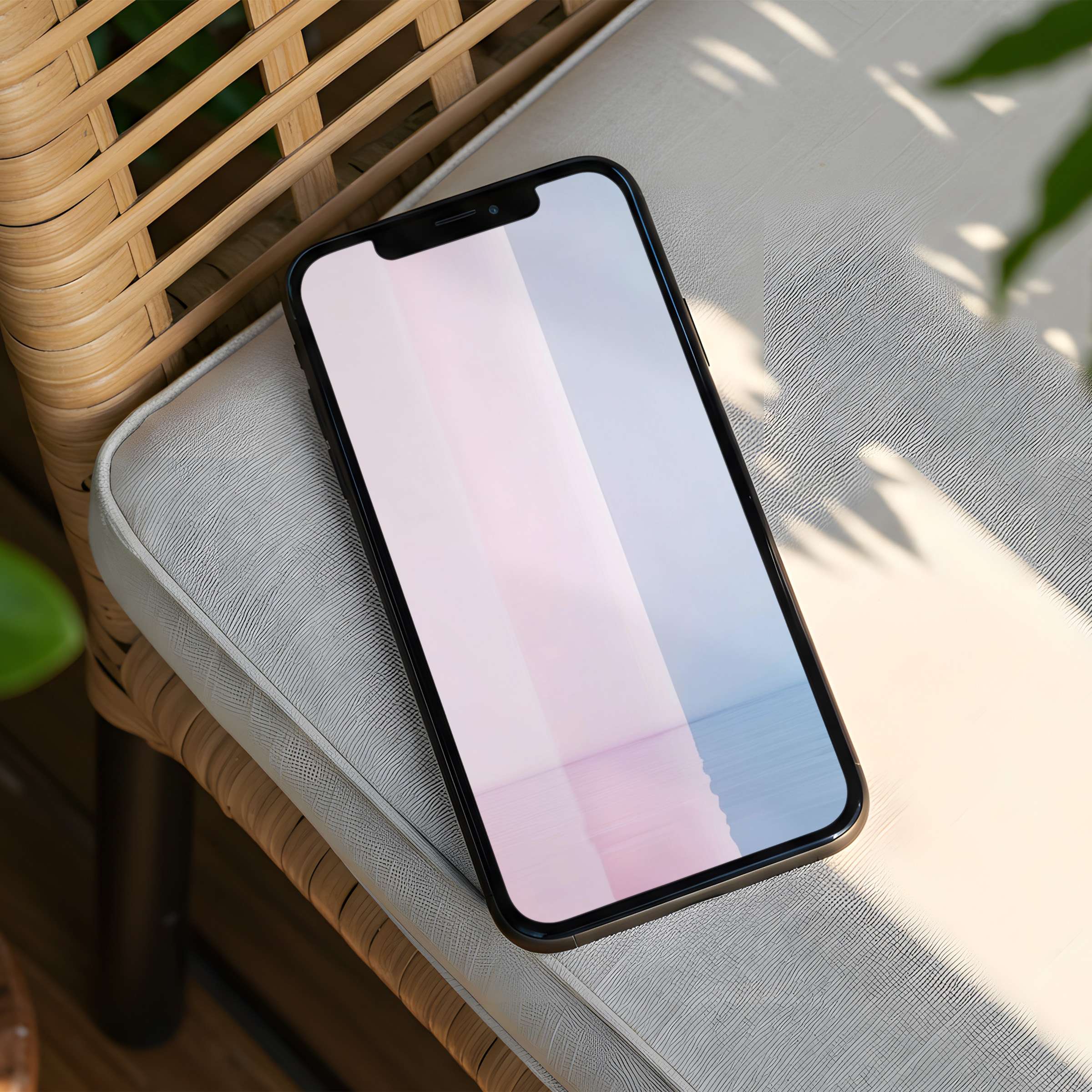 Serene pastel gradients create an elegant iPhone background for instant download calm inspiration on any phone enhancing mindfulness