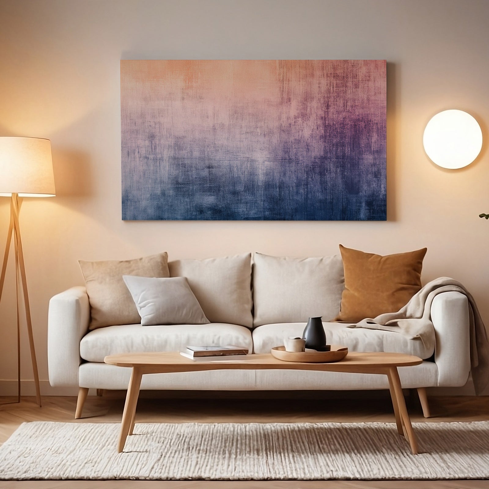 Modern Digital Print in a modern Living Room