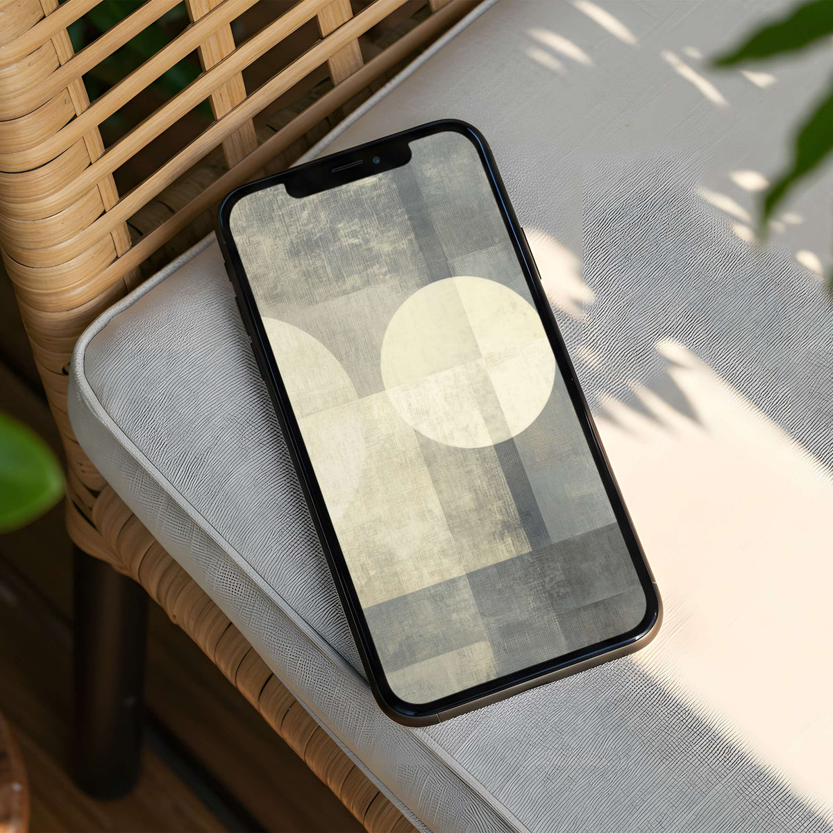 Elegant abstract art iPhone background for instant download brings calm and inspiration to any phone elevating mindfulness