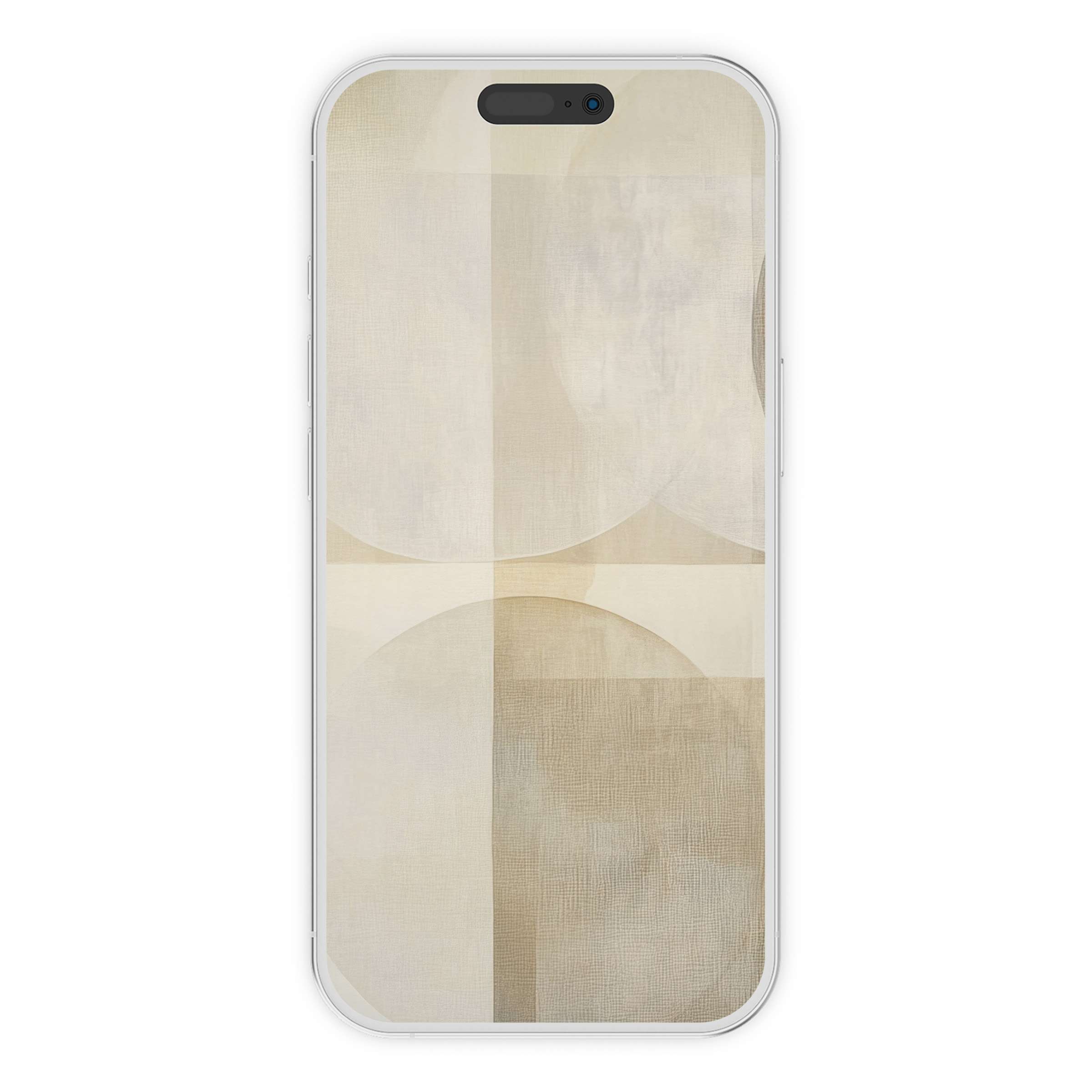 Neutral iPhone wallpaper with abstract, soft beige textures, perfect for phone background Digital download enhances calm elegance