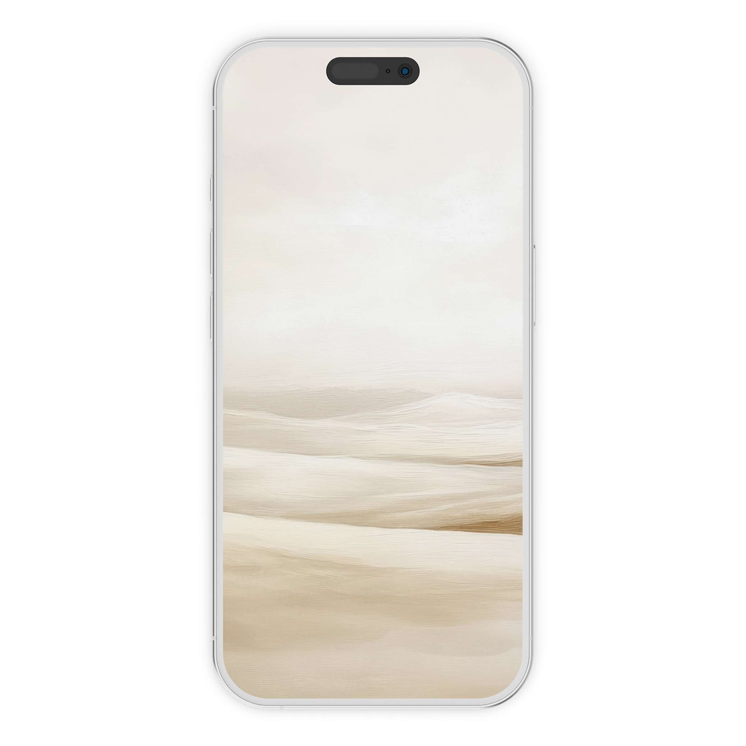 Neutral iPhone wallpaper with calming sandy dunes digital download offers an elegant phone background suitable for all devices