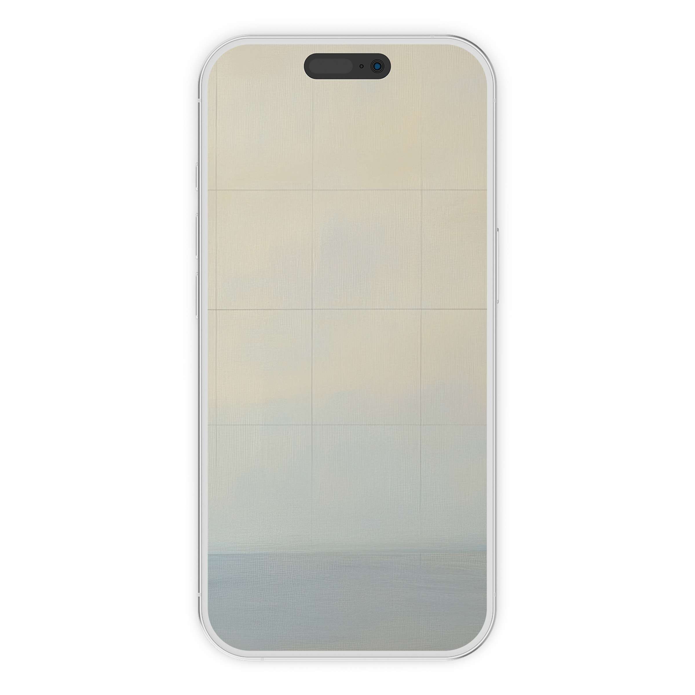 Neutral iPhone wallpaper features serene beige hues ideal for phone background, available as a digital download for calming visuals