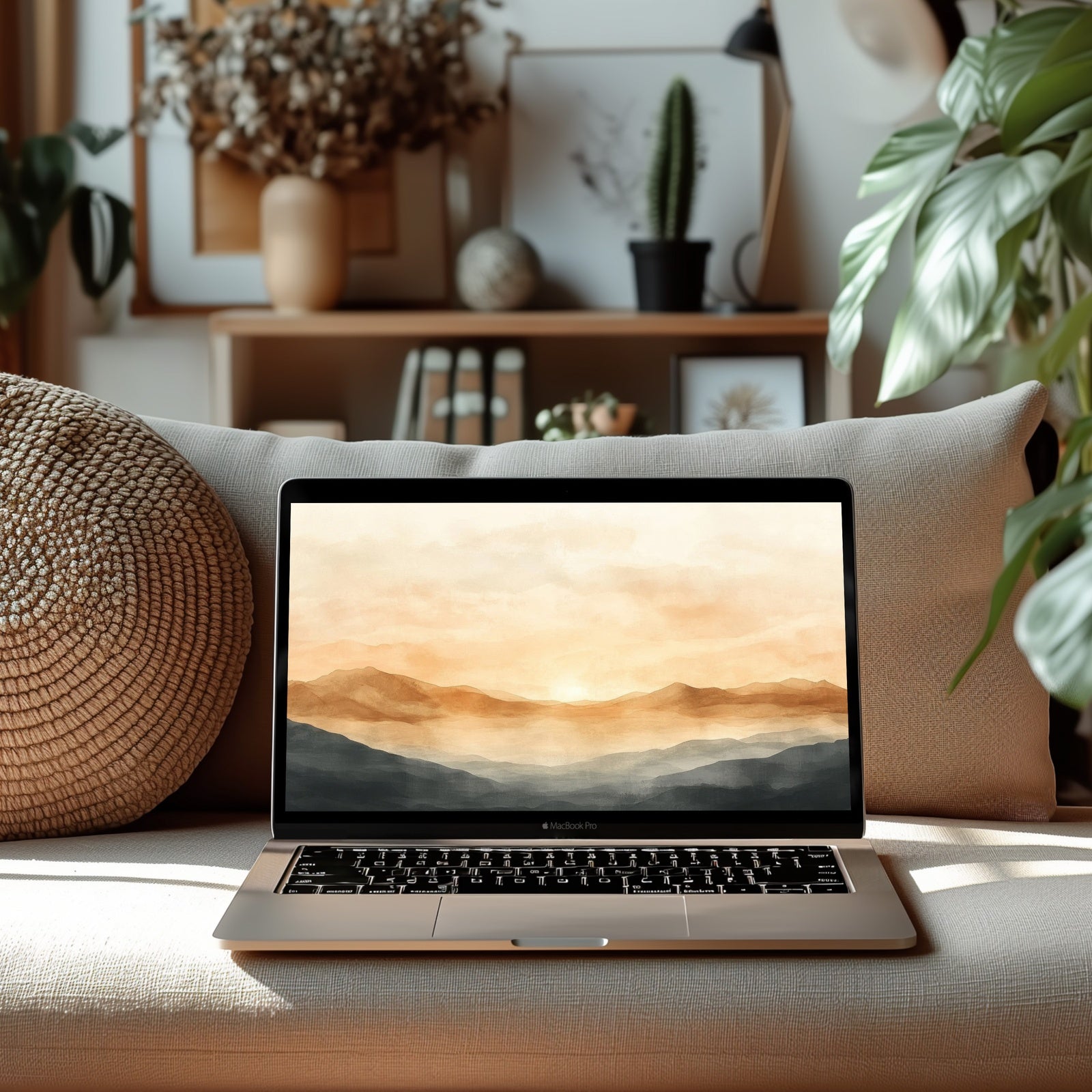 Neutral Desktop Wallpaper on Mac Book Pro