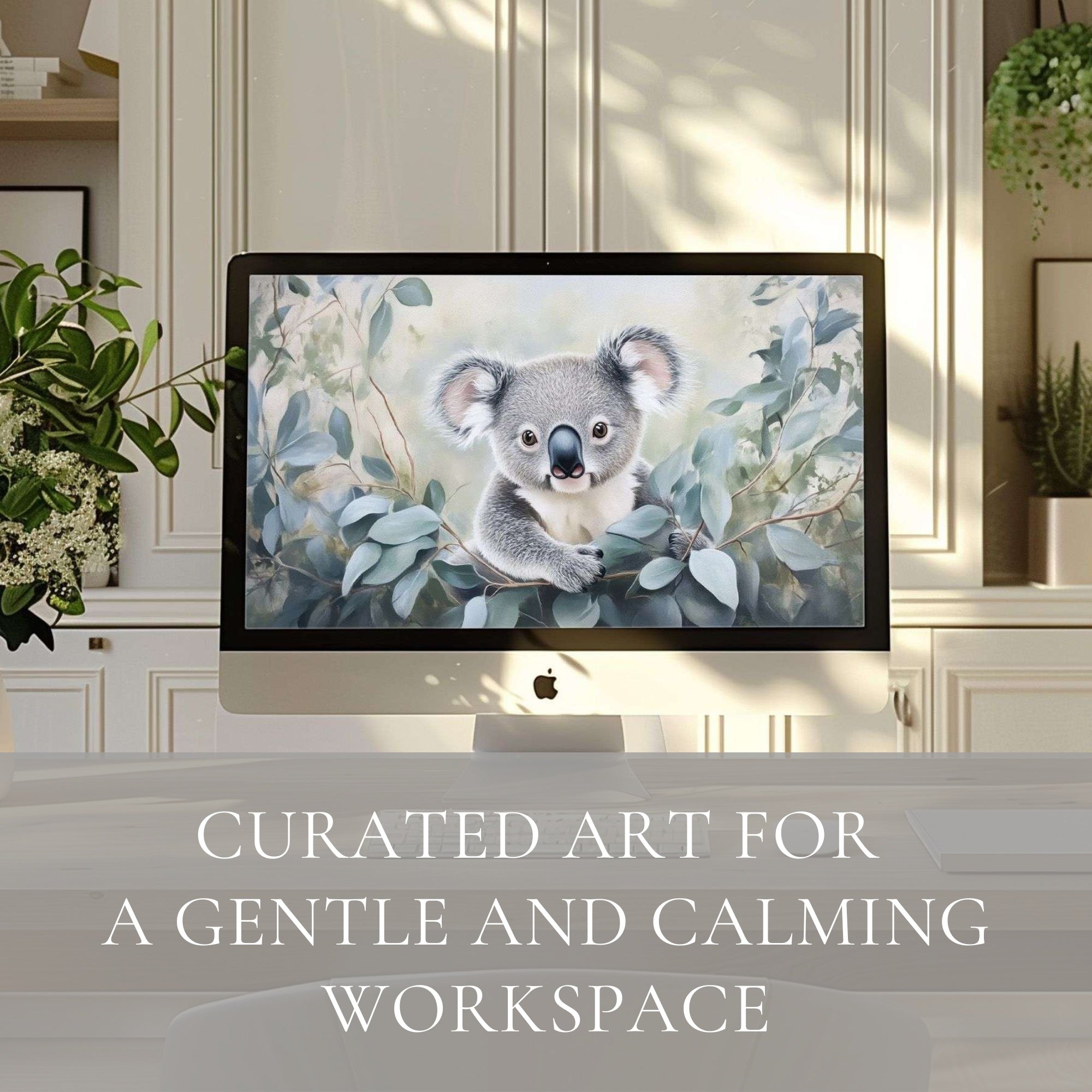 Nursery Desktop Backgrounds – gentle pastel illustrations designed for a soft, child-friendly ambience