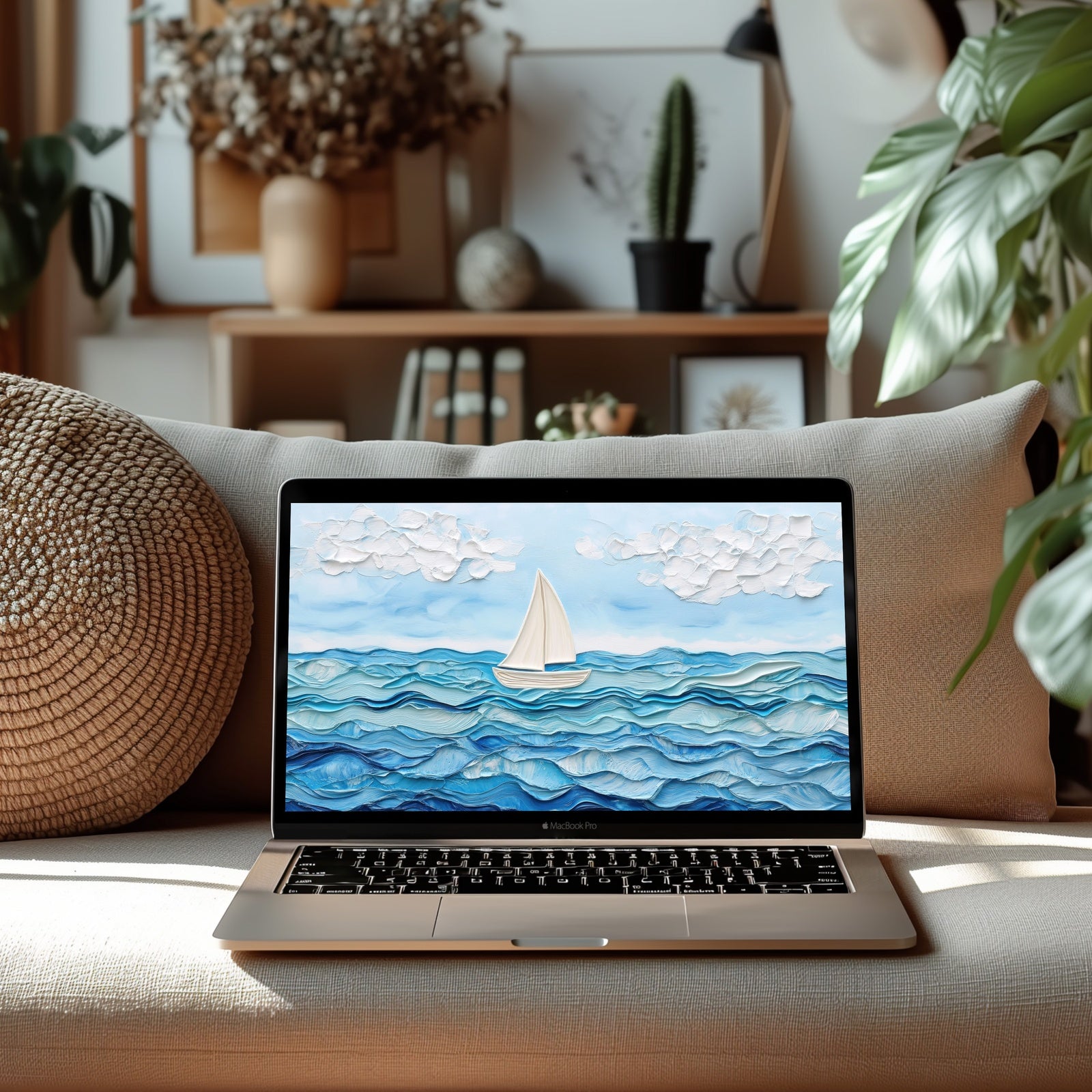 Nursery Wallpaper for Computer  in Minimalist Living Room