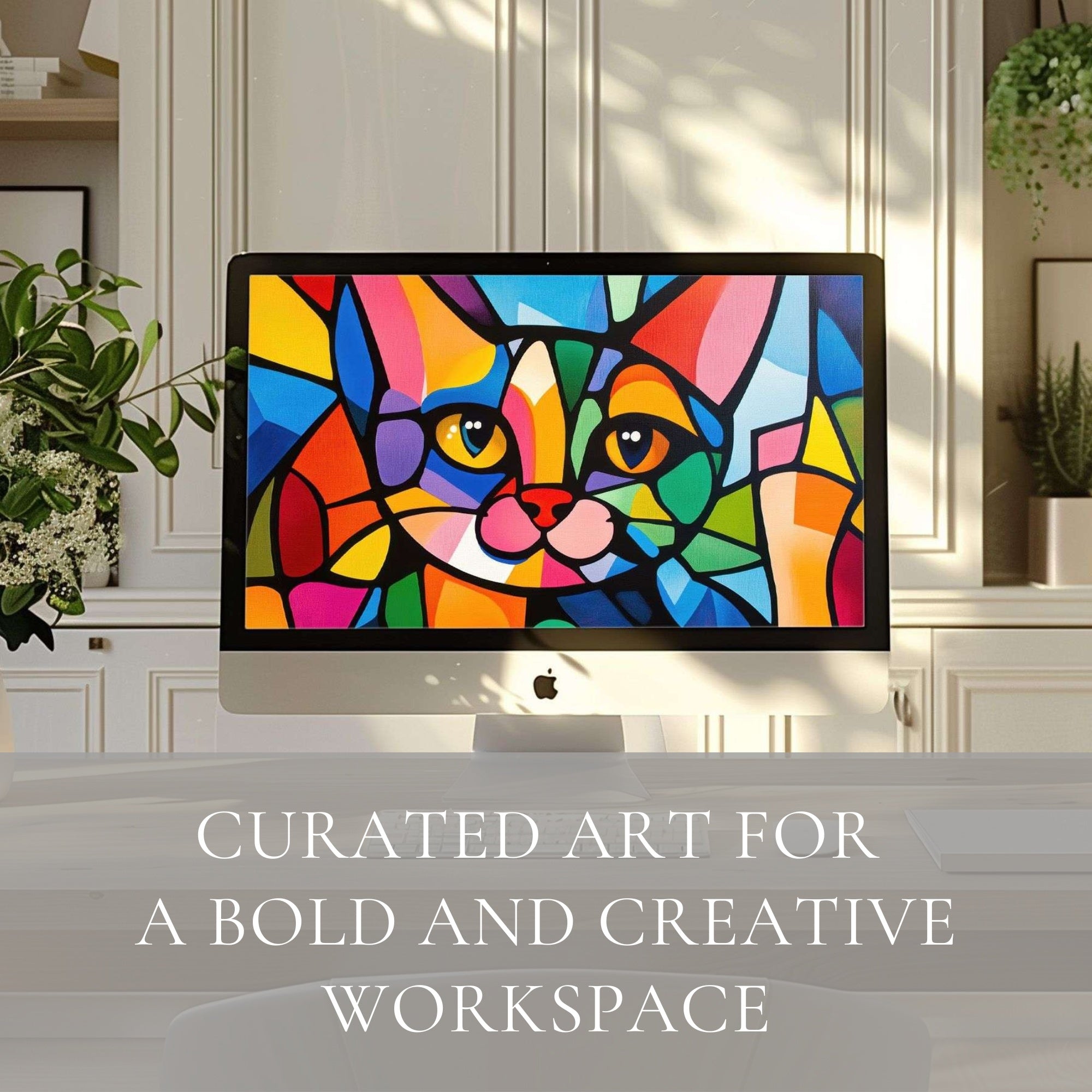 Pop Art Desktop Backgrounds – bold colorful graphic designs for a vibrant expressive desktop style