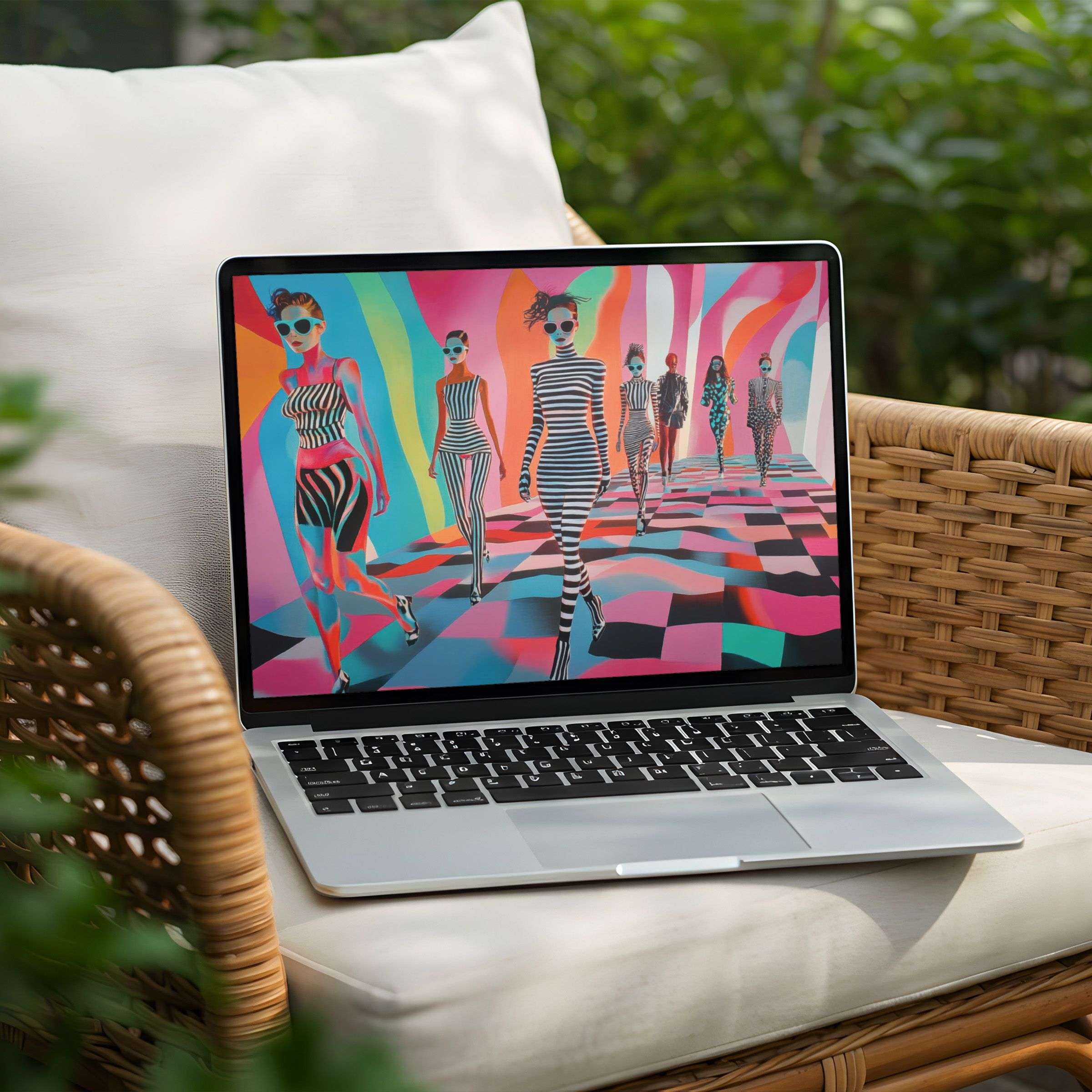 Vibrant abstract artwork for an inspiring desktop background instant download to elevate your PC or Laptop aesthetic and mood