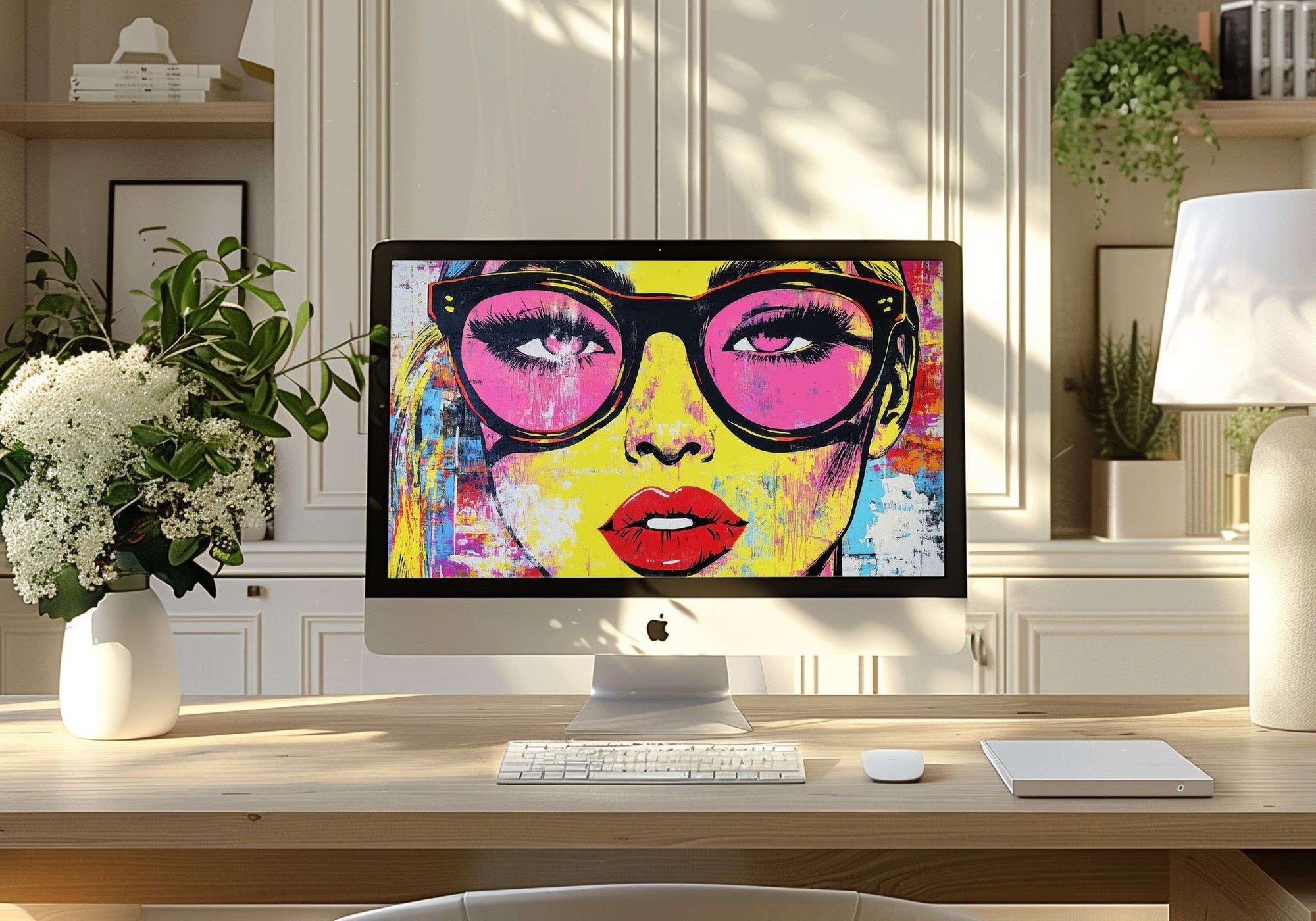 Pop Art Wallpaper on Mac 