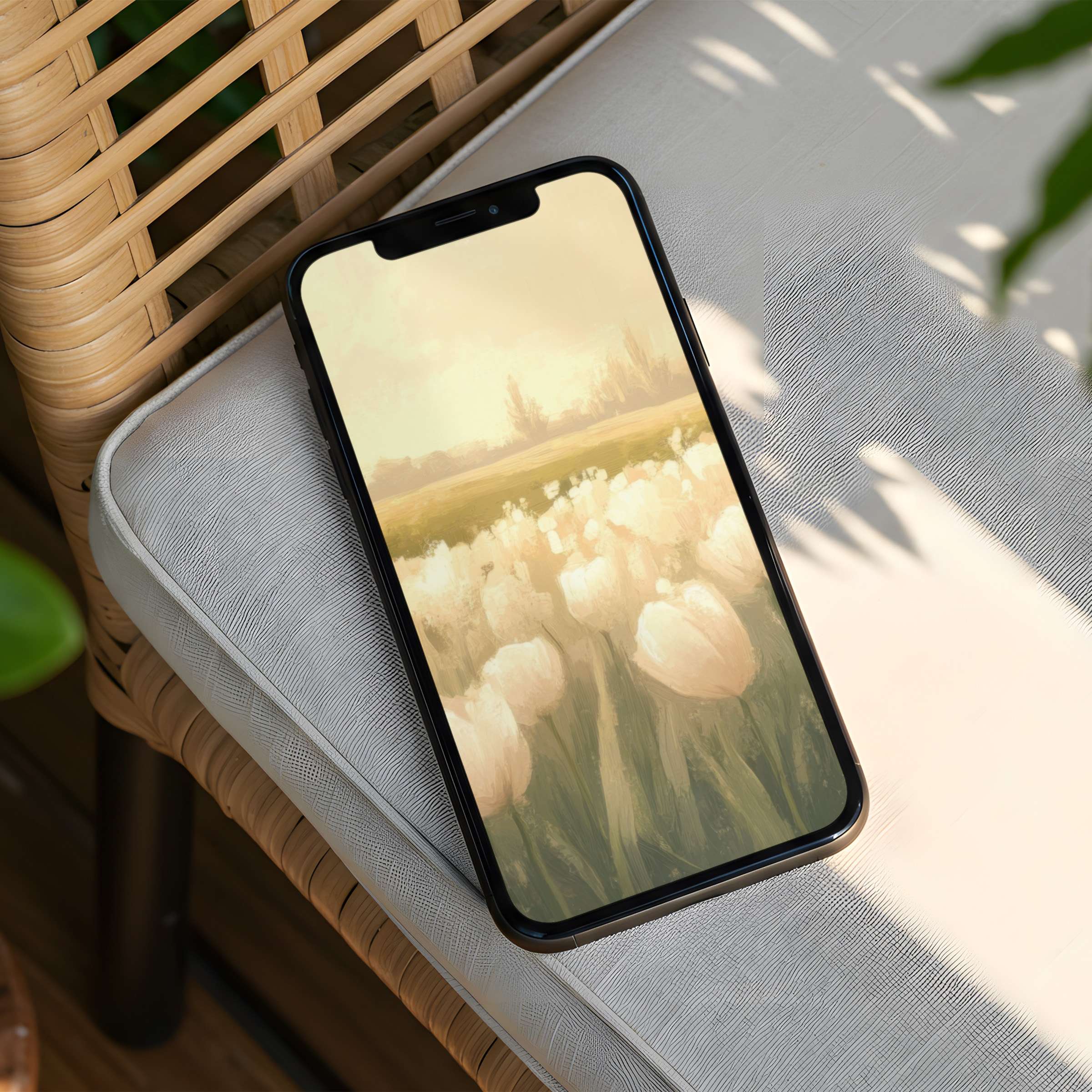 Elegant floral iPhone background offers calm and inspiration for your phone instant download for iPhone and Android users