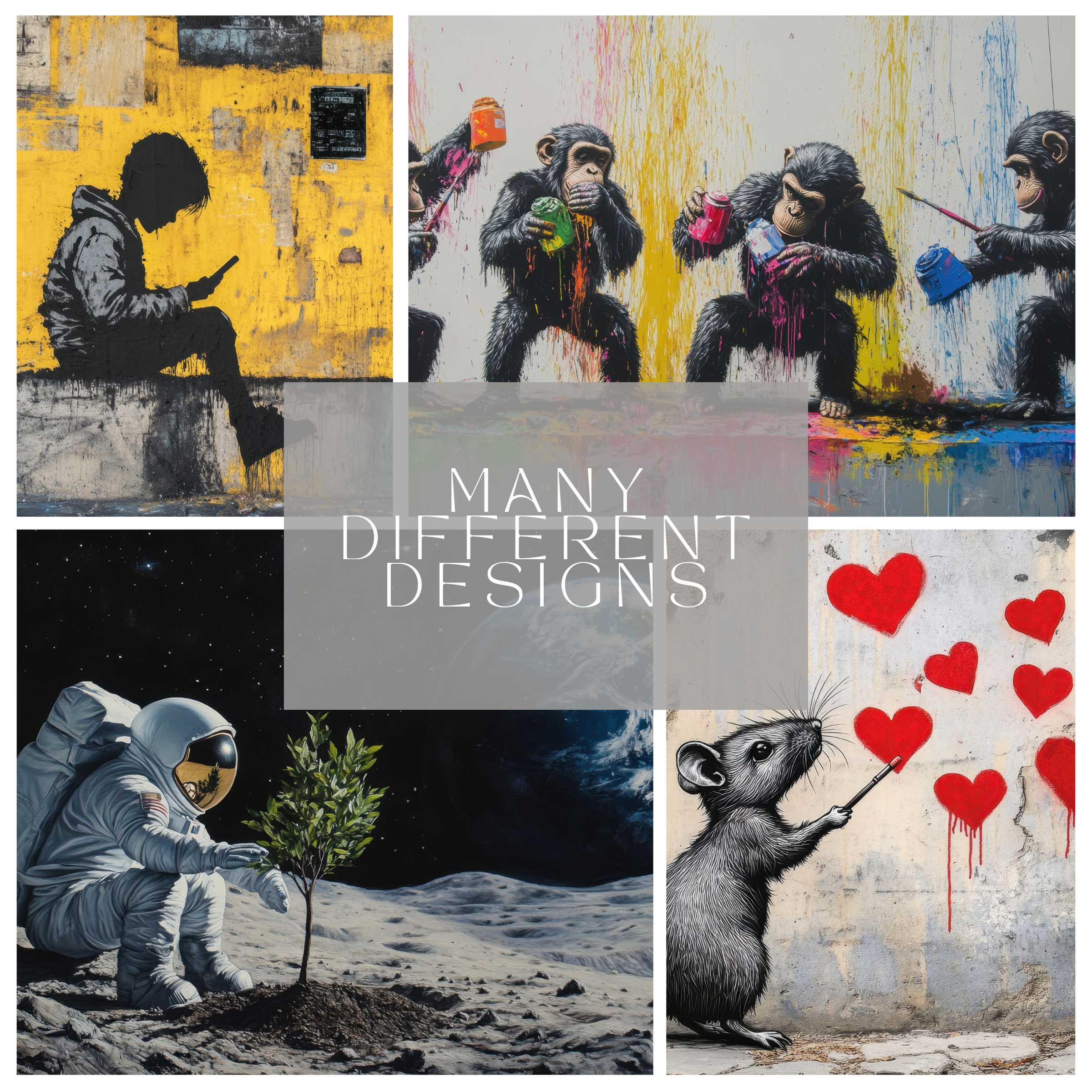 Inspiring digital art collection featuring diverse styles and themes, ideal wallpapers for computer, instant download for elegant interiors