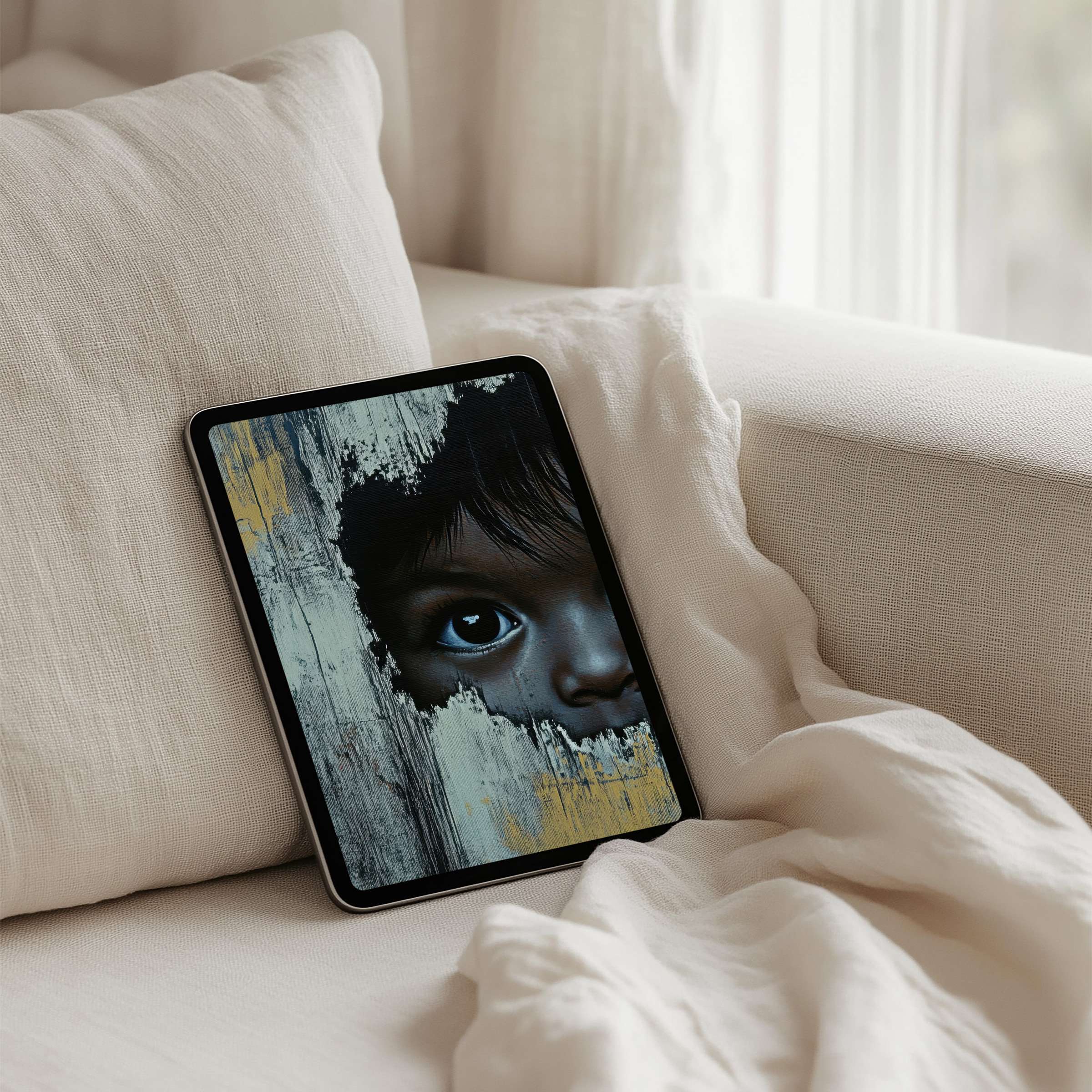 Elegant iPad background featuring serene art for instant download fitting any tablet inspiring calm and mindful aesthetics