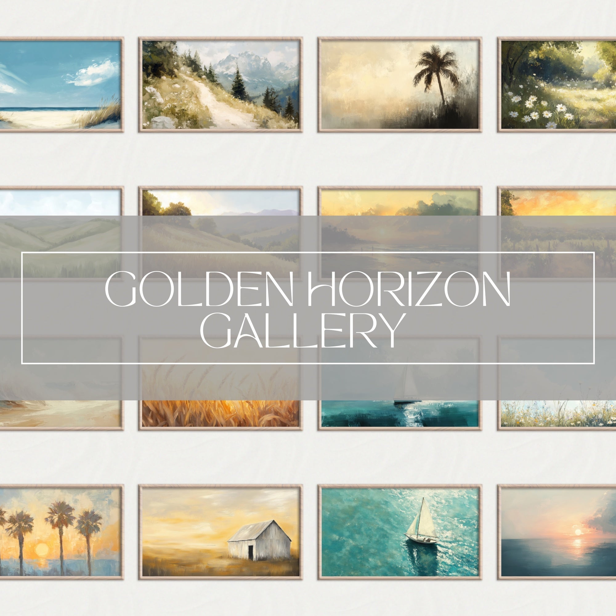 101 Summer Printable Wall Art Set - instant digital download, curated seasonal tropical wall art by Gallery Flair