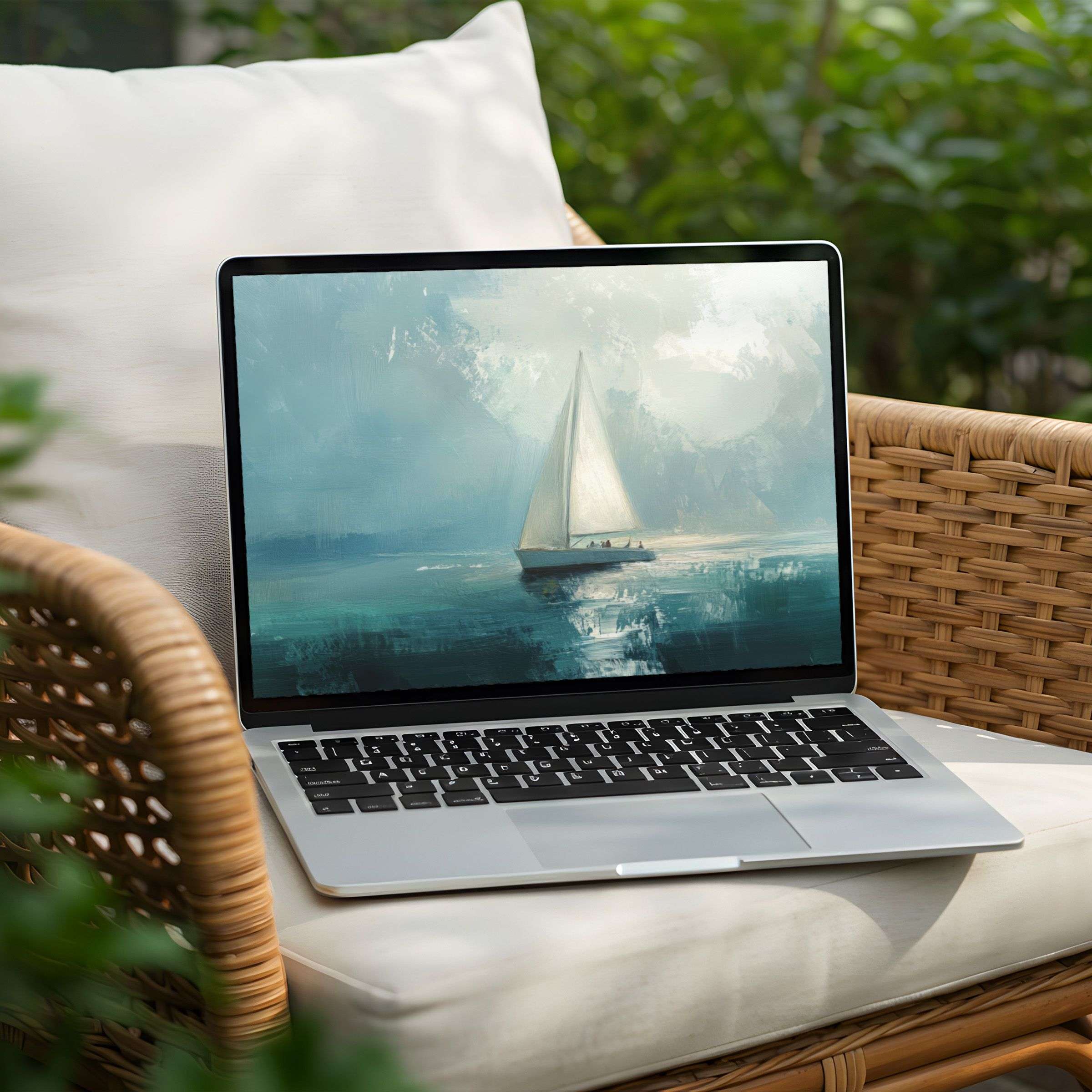 Sail into serenity with this elegant desktop background for PC or Laptop Instant download for calm and inspired moments
