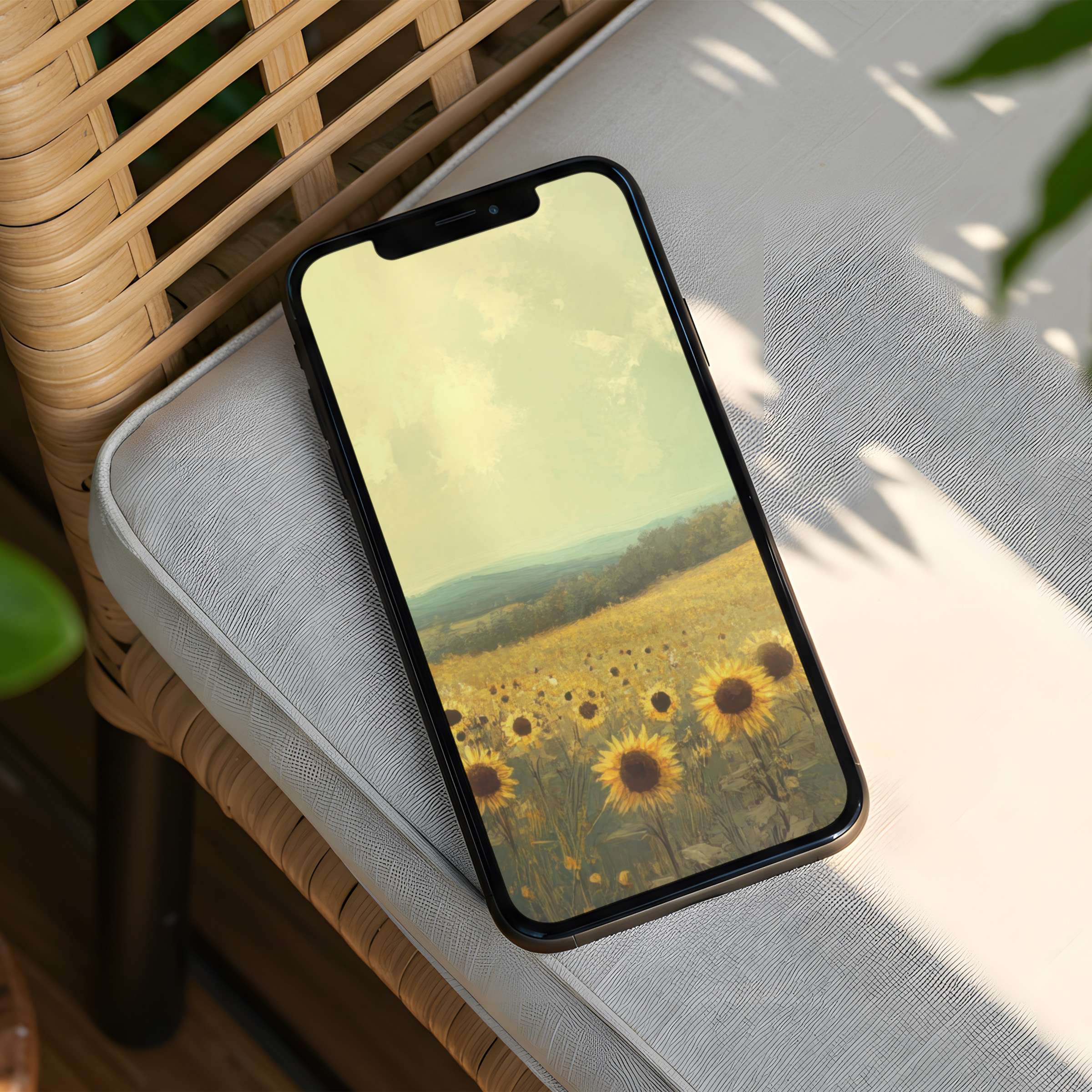 Sunflower iPhone background for instant download brings calm elegance to your phone inspiring mindfulness in every glance
