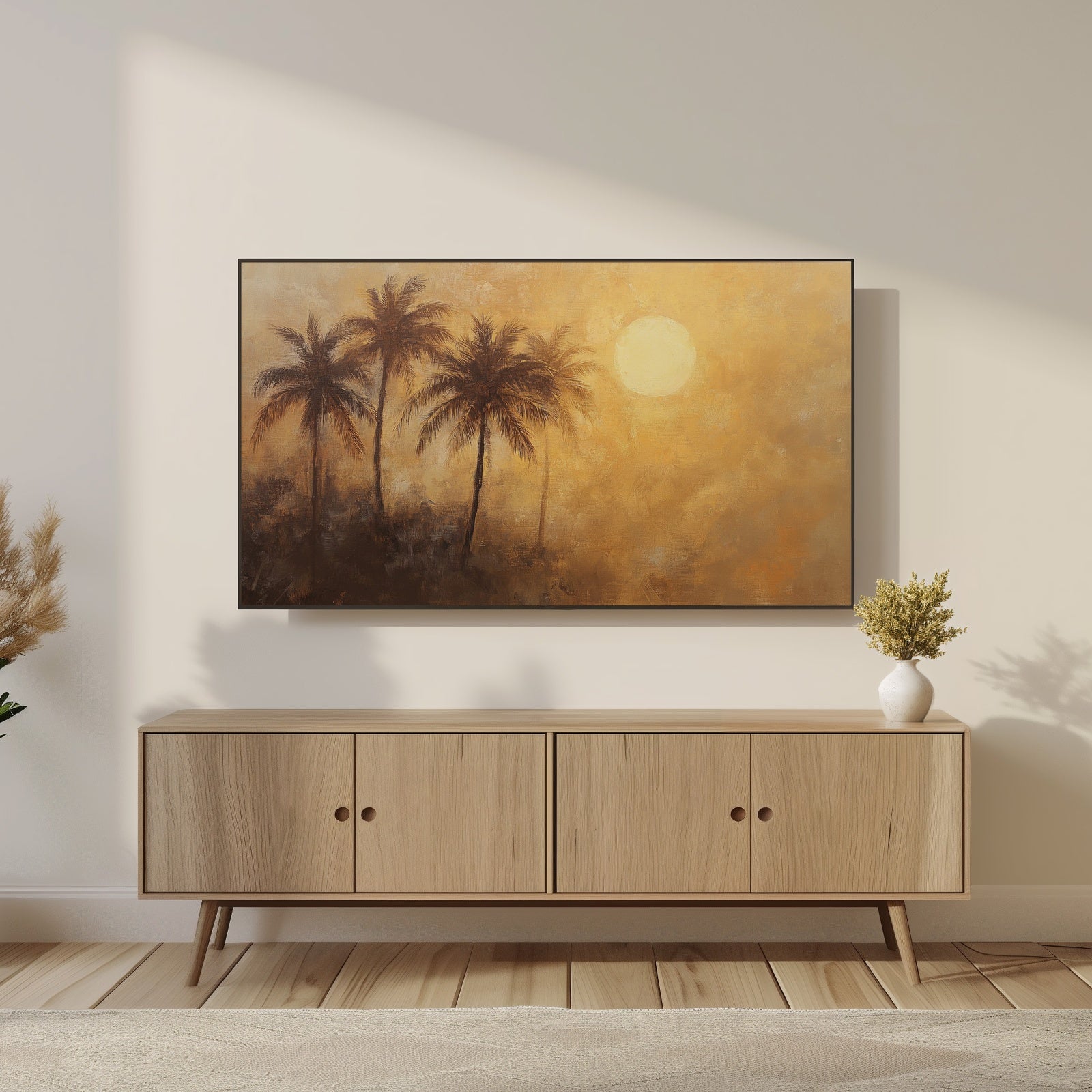 Summer Frame TV Art Palm Trees