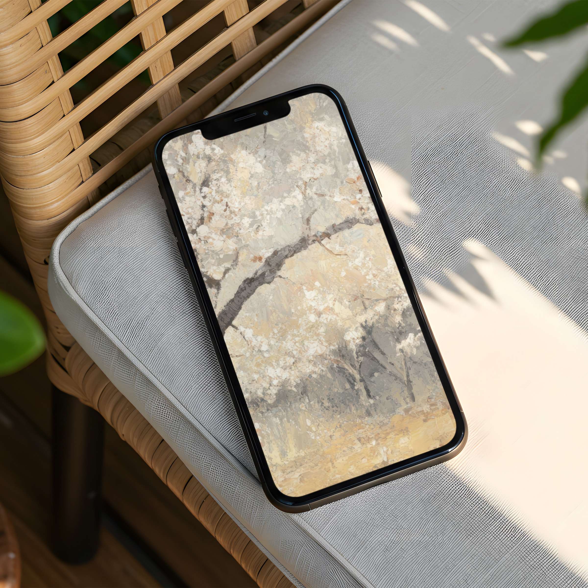 Elegant abstract stone texture for iPhone background offers calm beauty and inspiration with instant download for your phone