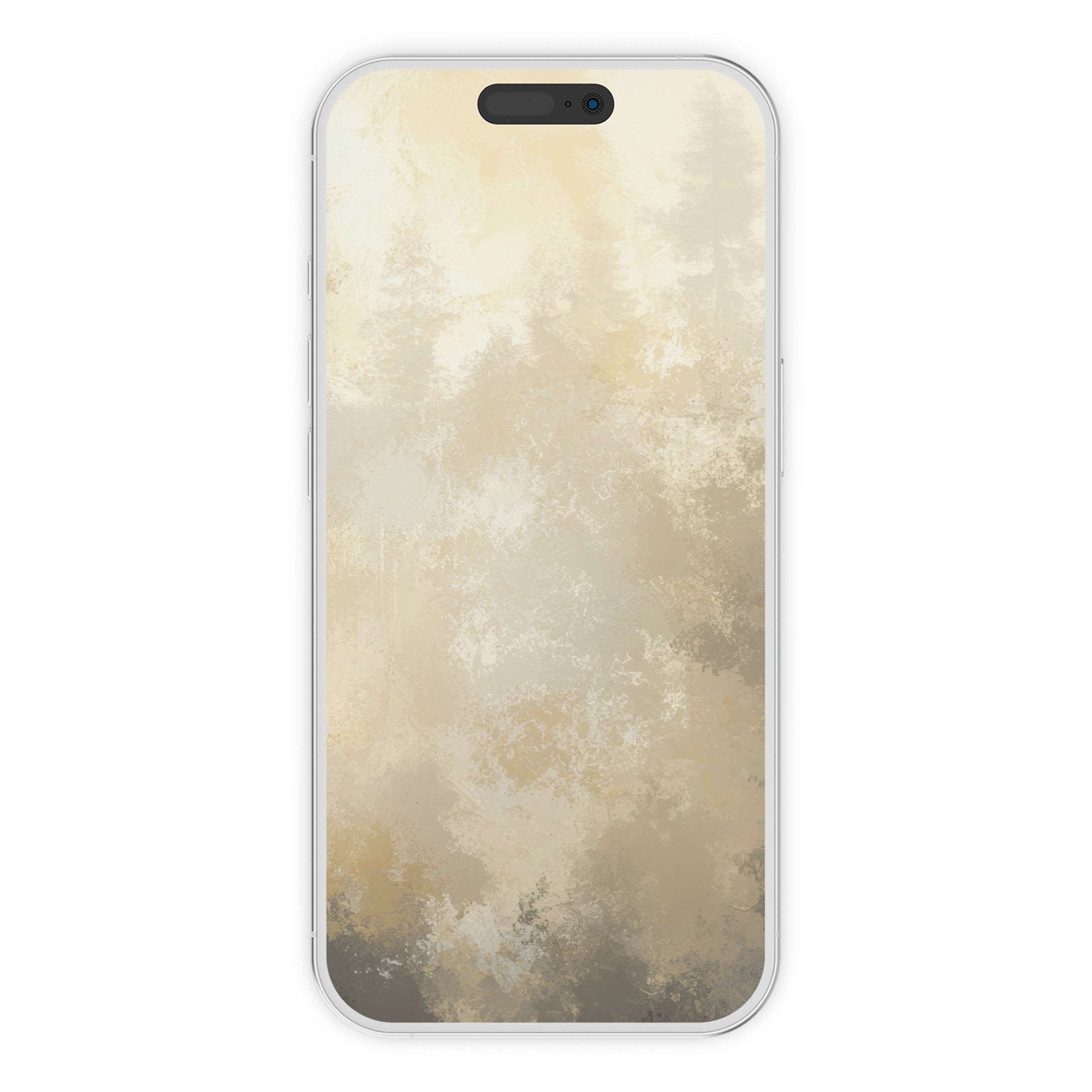 Elegant tree iPhone wallpaper for phone background featuring soft beige textures in abstract style digital download for calm vibes