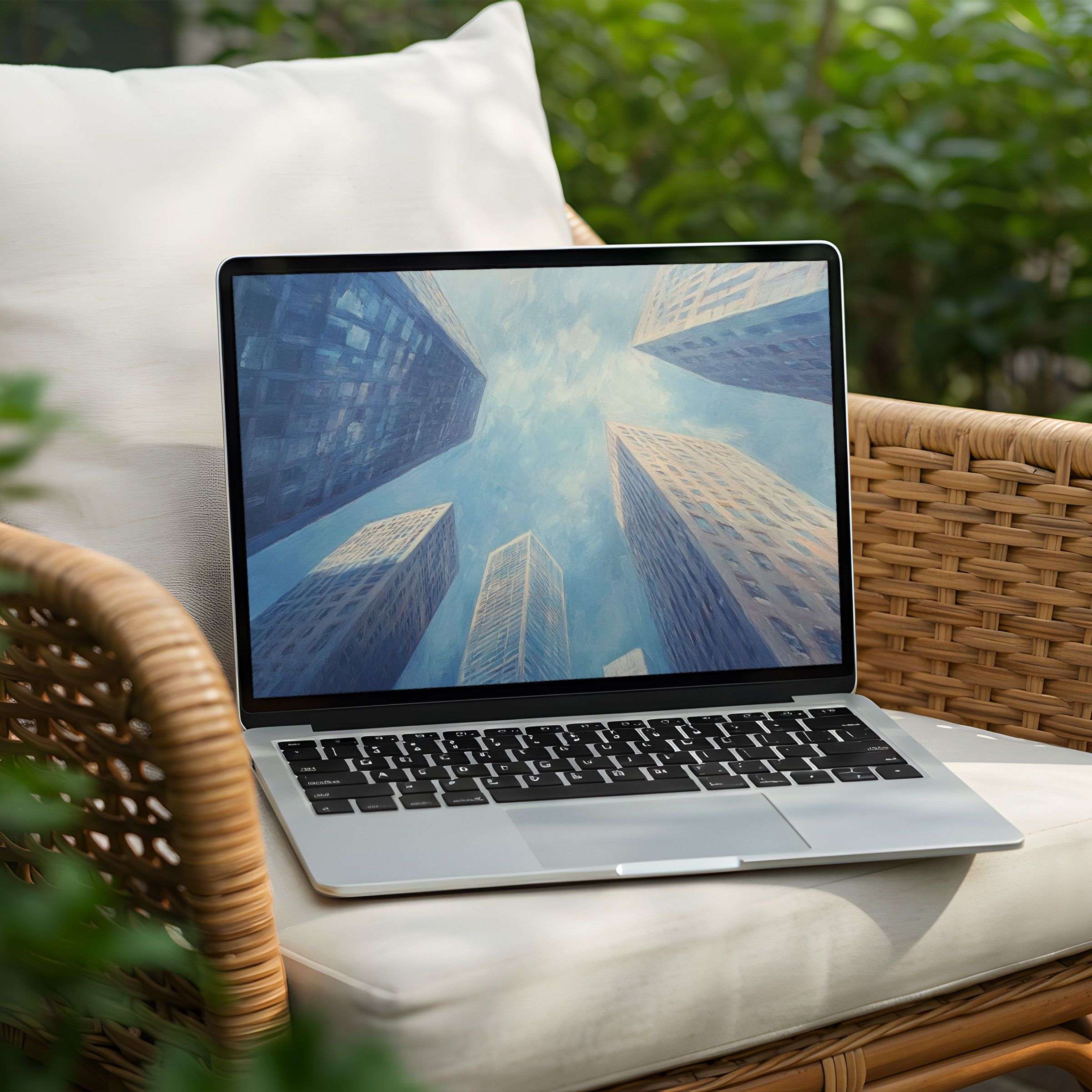 Elevate your PC and Laptop vibe with this serene desktop background art, perfect for instant download to inspire calm and elegance