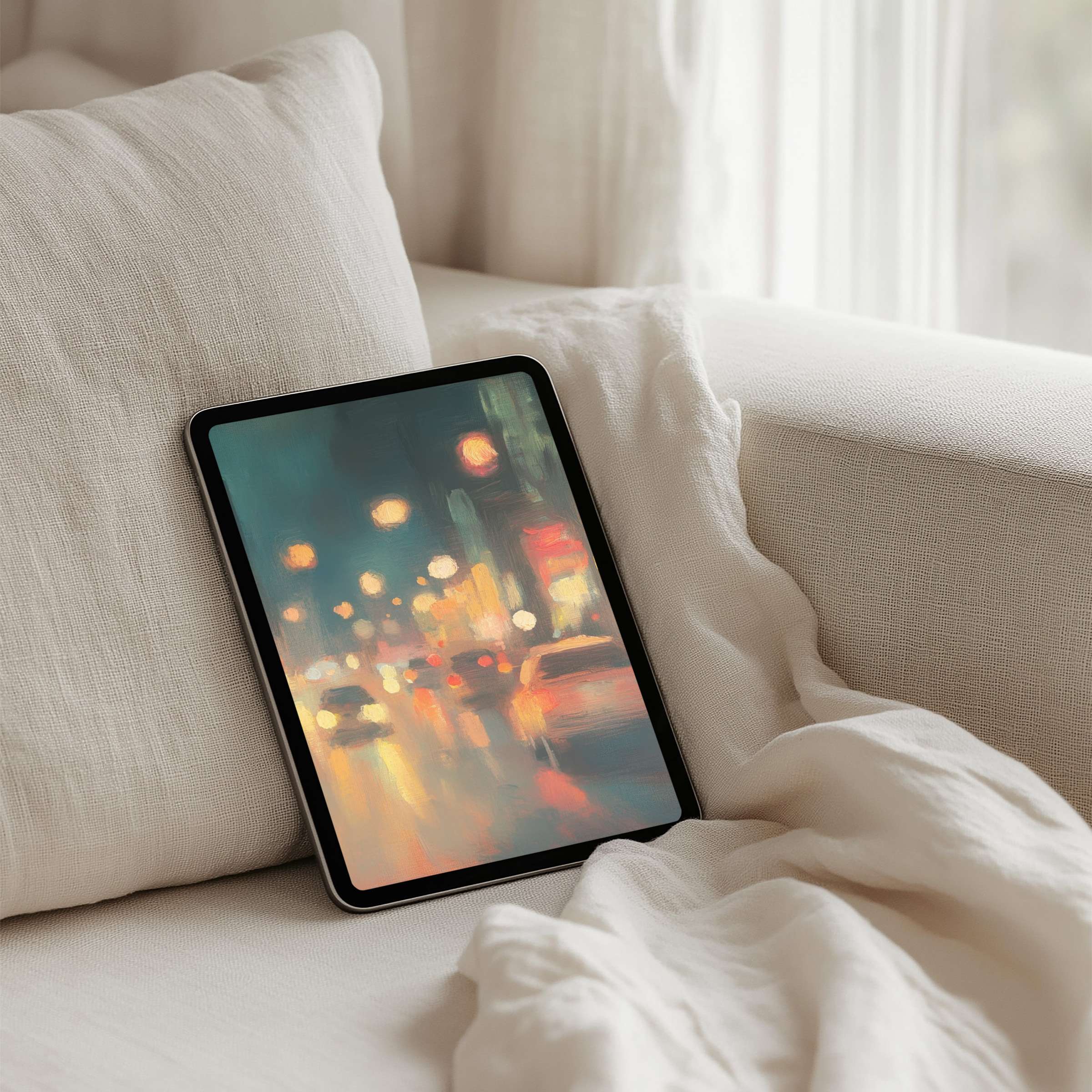 Inspire calm elegance with this abstract iPad background available for instant download fits iPad and Samsung Android tablets