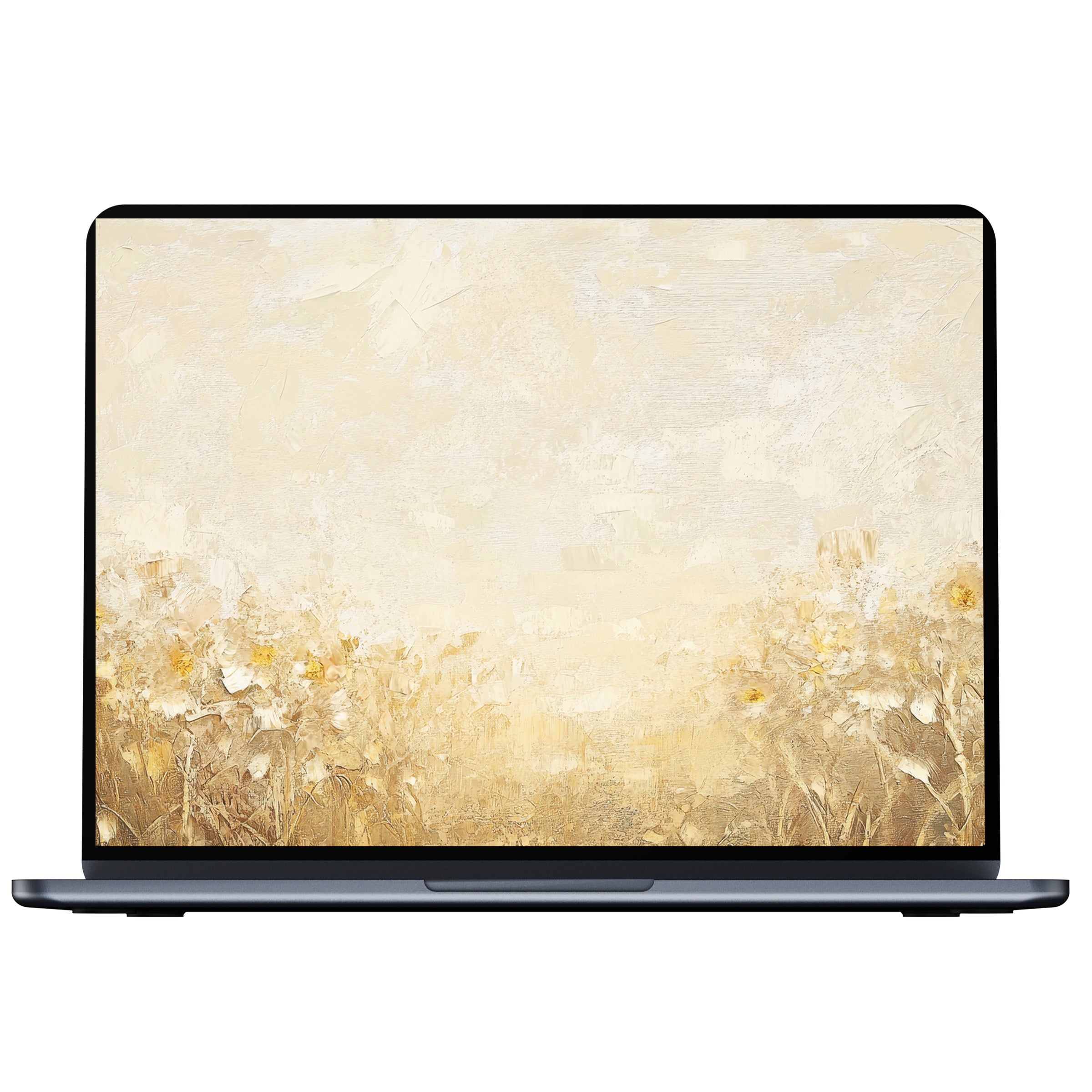 Elegant vintage desktop wallpaper featuring soft beige and white floral textures inspires calm, perfect for digital download on PC or laptop