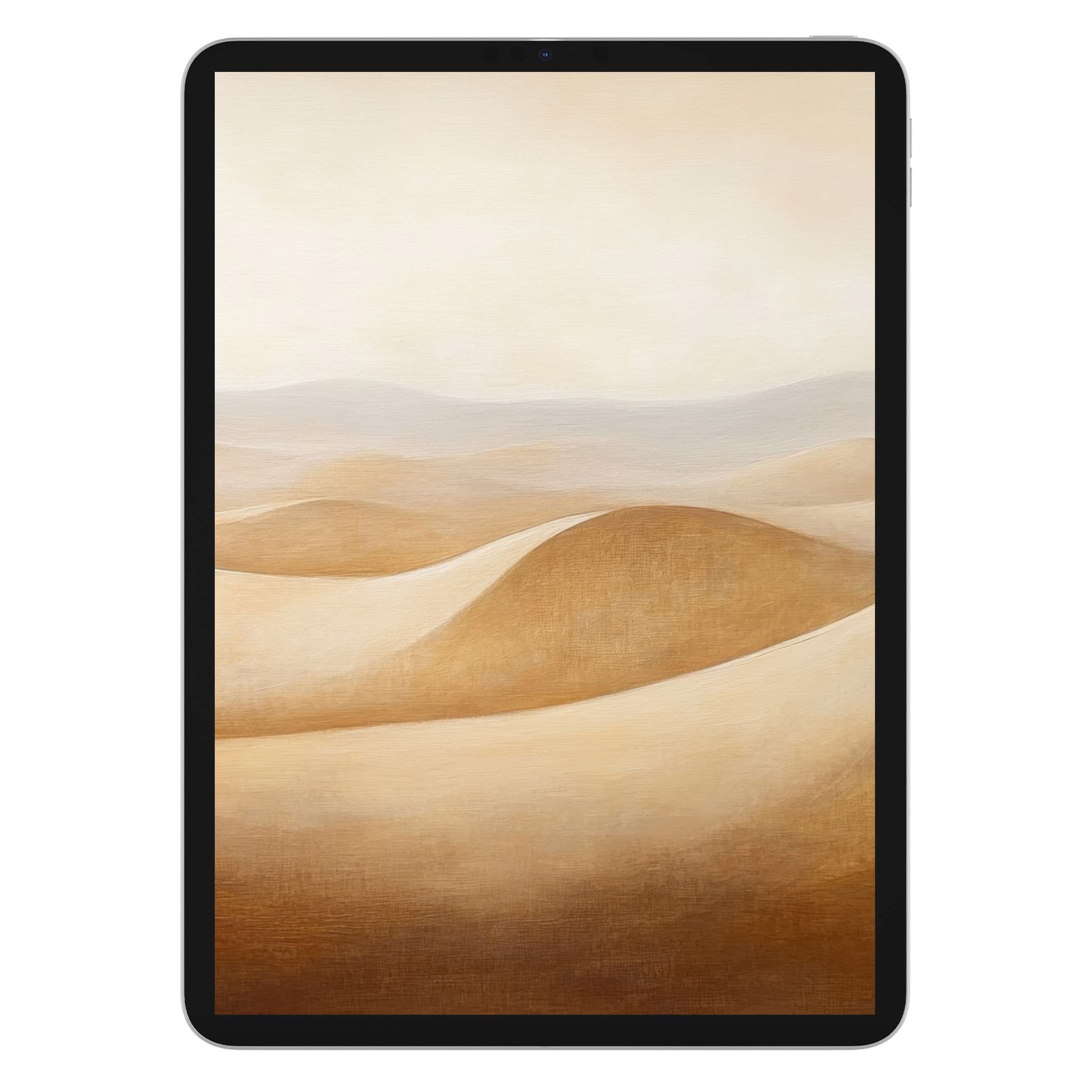 Soothing desert hues unfold in this vintage iPad wallpaper, offering a calming digital download background for any tablet screen