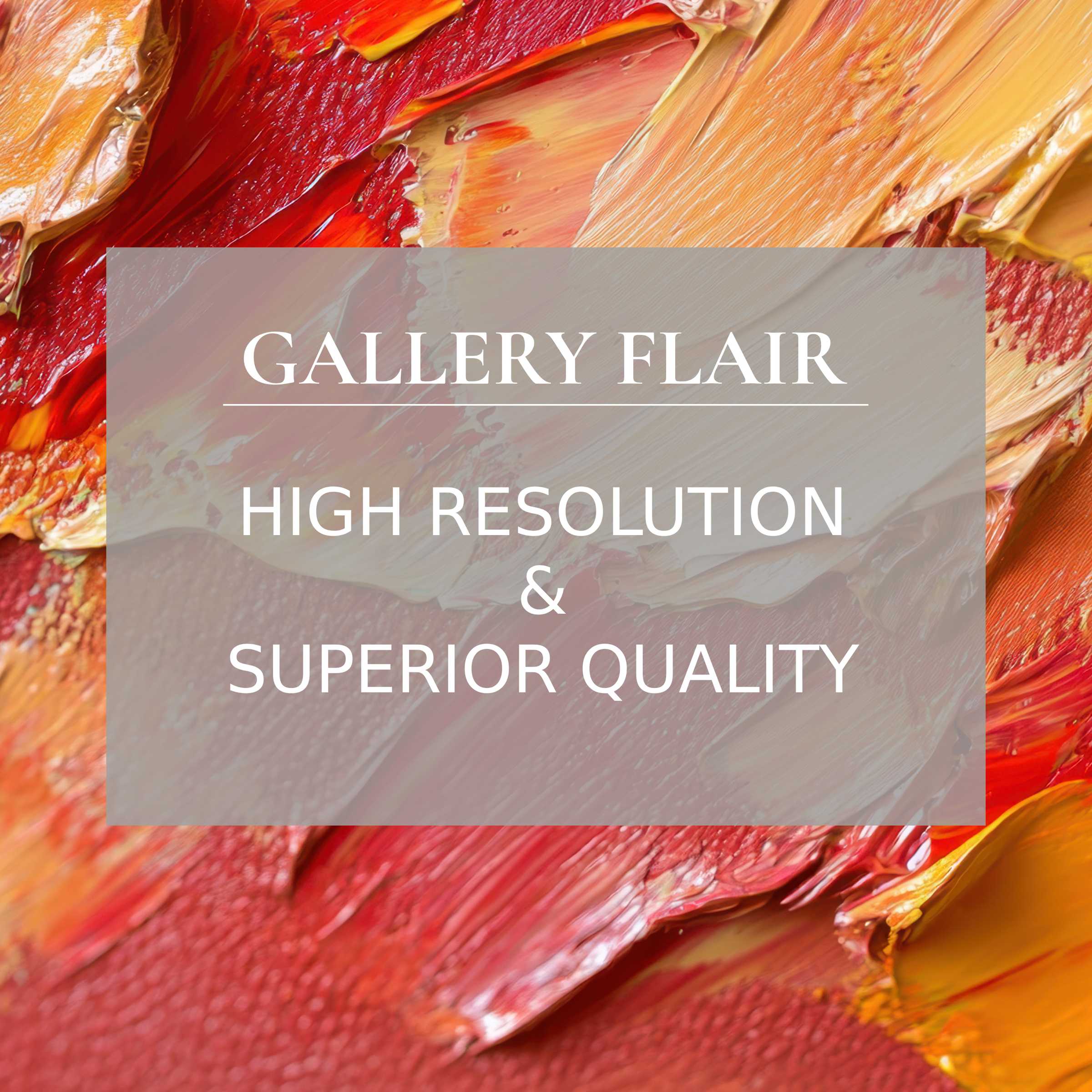 Elegant wallpaper for Mac and PC featuring vibrant brushstrokes in warm hues offers a high-resolution digital download for a mindful workspace