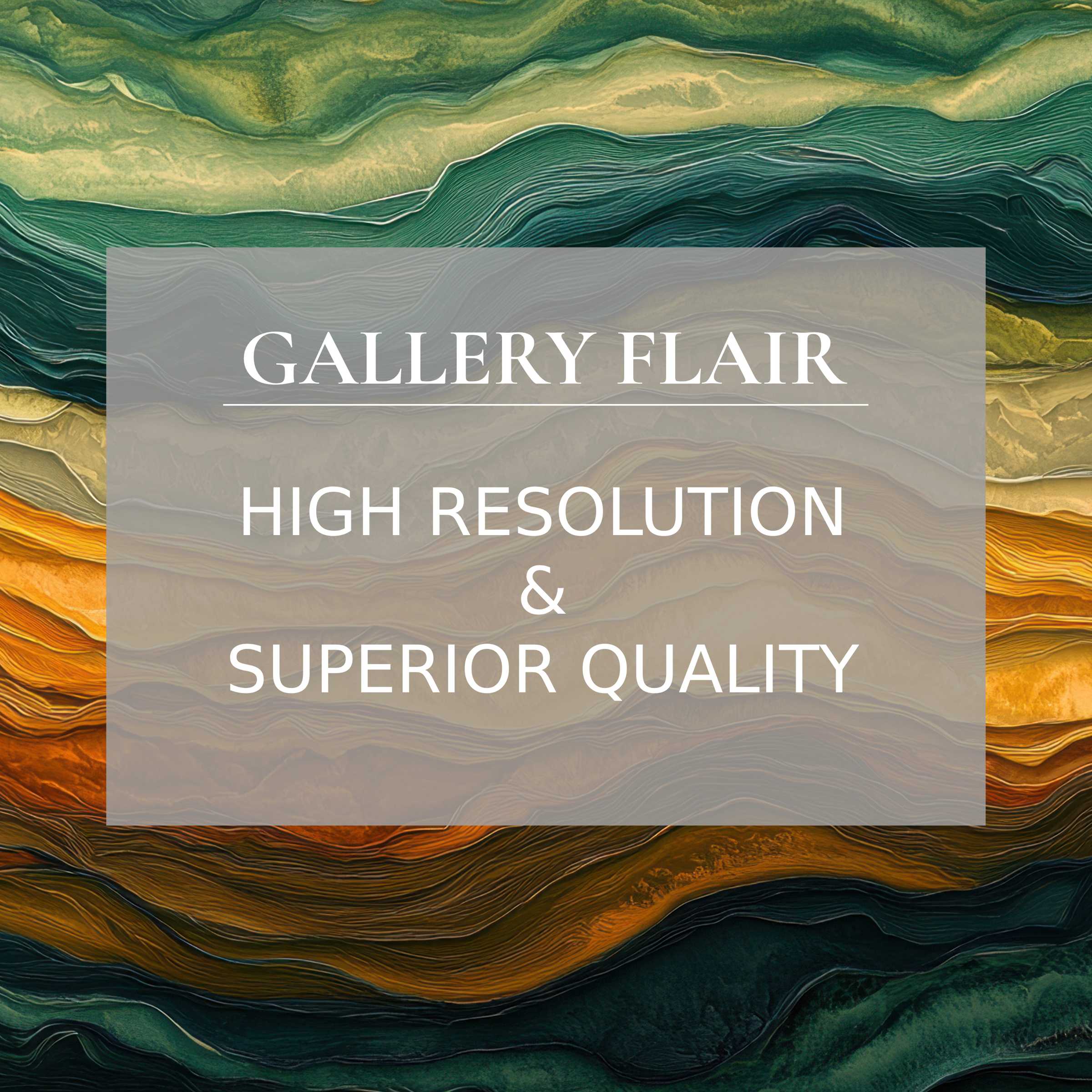 Elegant iPad wallpaper featuring flowing green and orange abstract layers, perfect for a curated digital download tablet background