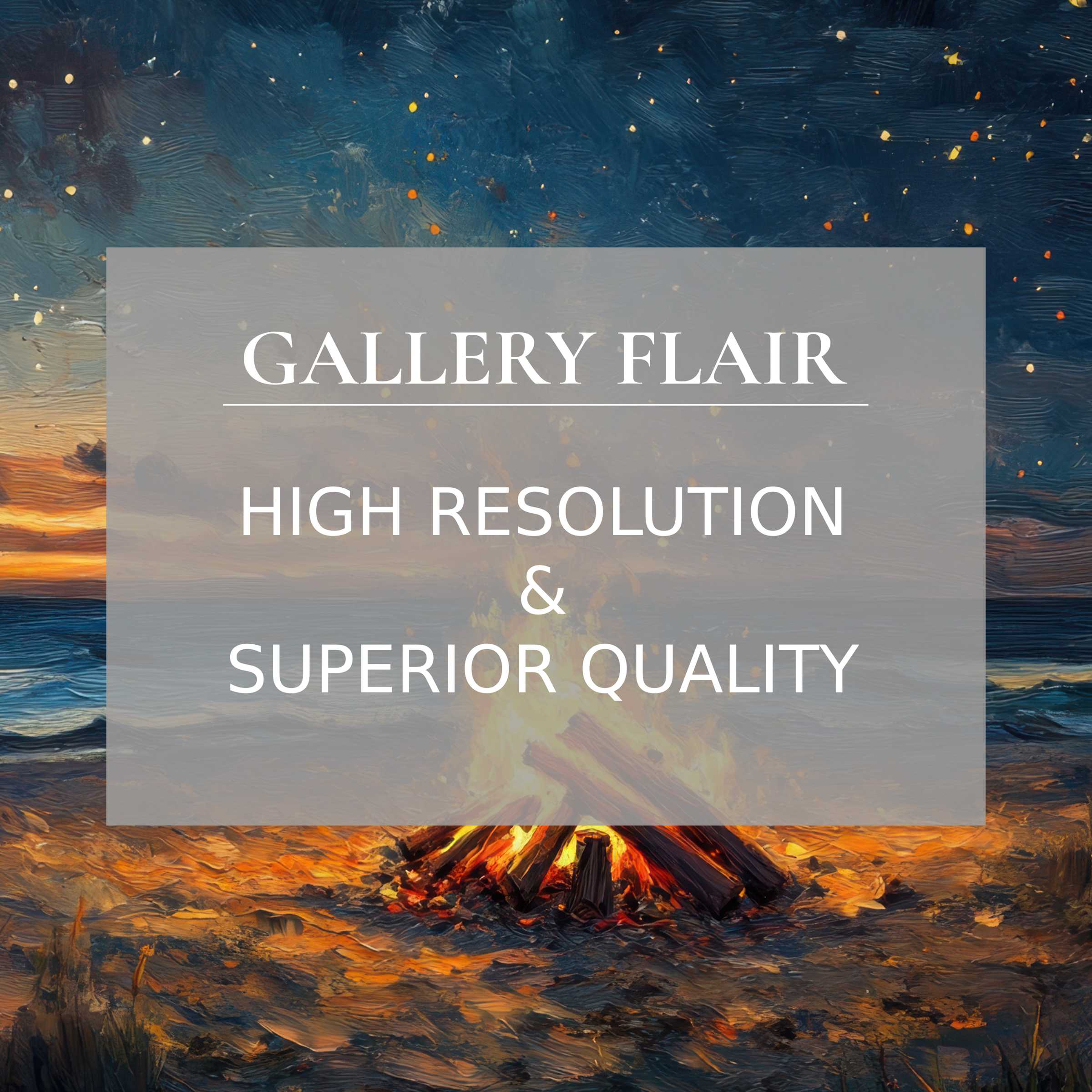 High-resolution iPad wallpaper featuring a serene beach bonfire under a starry sky, perfect digital download for calming tablet background