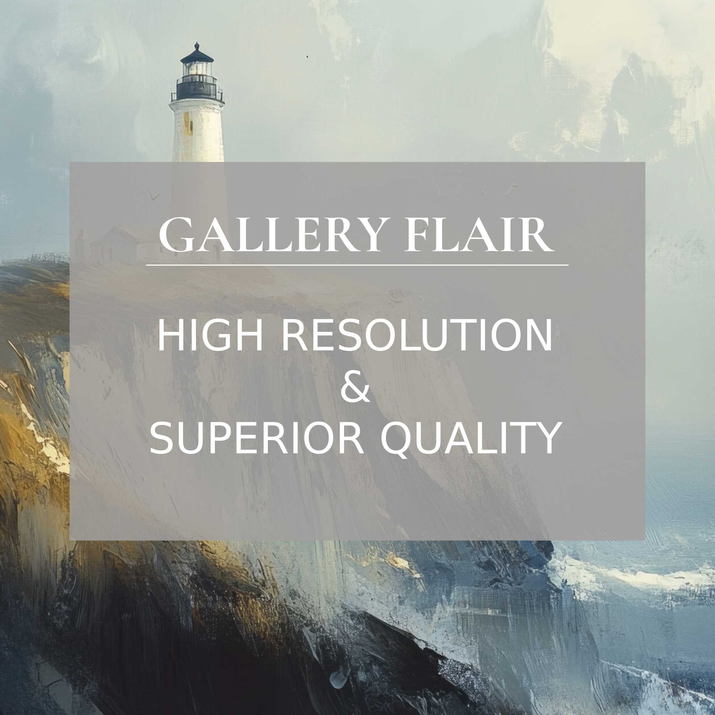 Inspiring iPad wallpaper featuring a serene lighthouse painting, high-resolution digital download for curated tablet backgrounds enhancing tranquility