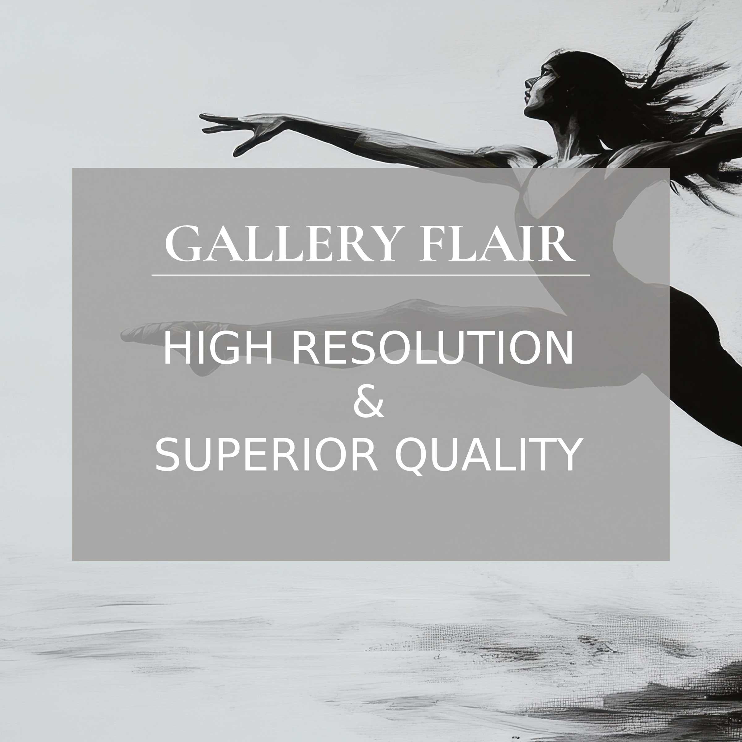 Elegant ballet dancer in monochrome, inspiring tranquility and grace High-resolution wallpaper for Mac and PC, ideal digital download