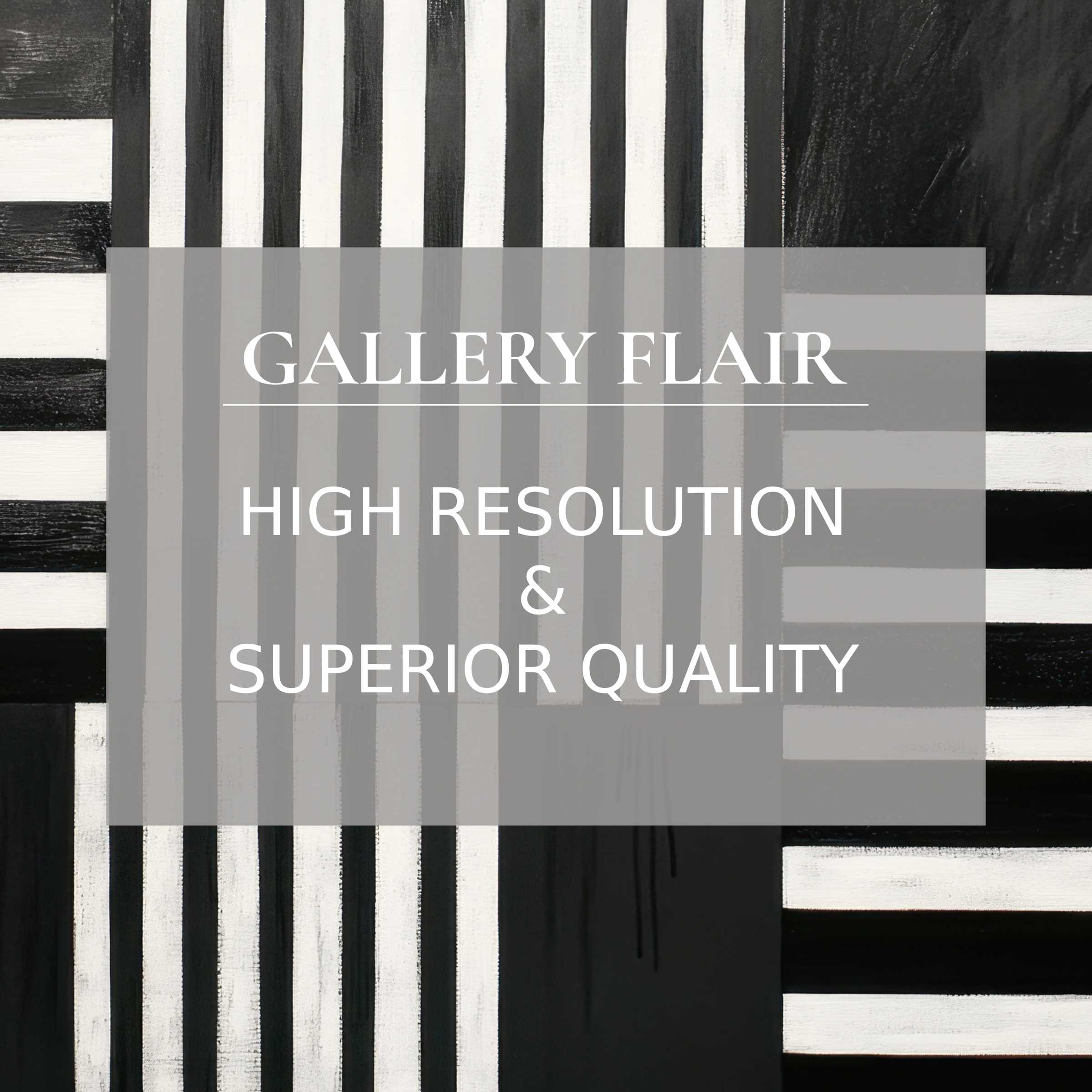 Elegant black and white striped wallpaper for Mac and PC in high-resolution digital download for a curated, calming workspace